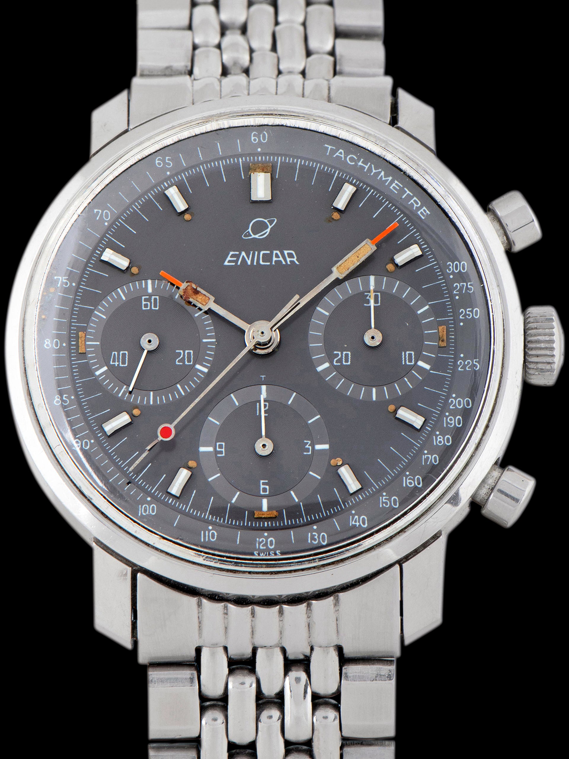 1960s Enicar "Garnix" Chronograph (Ref. 2303) Grey Dial