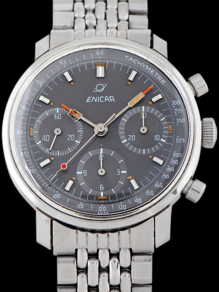 1960s Enicar "Garnix" Chronograph (Ref. 2303) Grey Dial