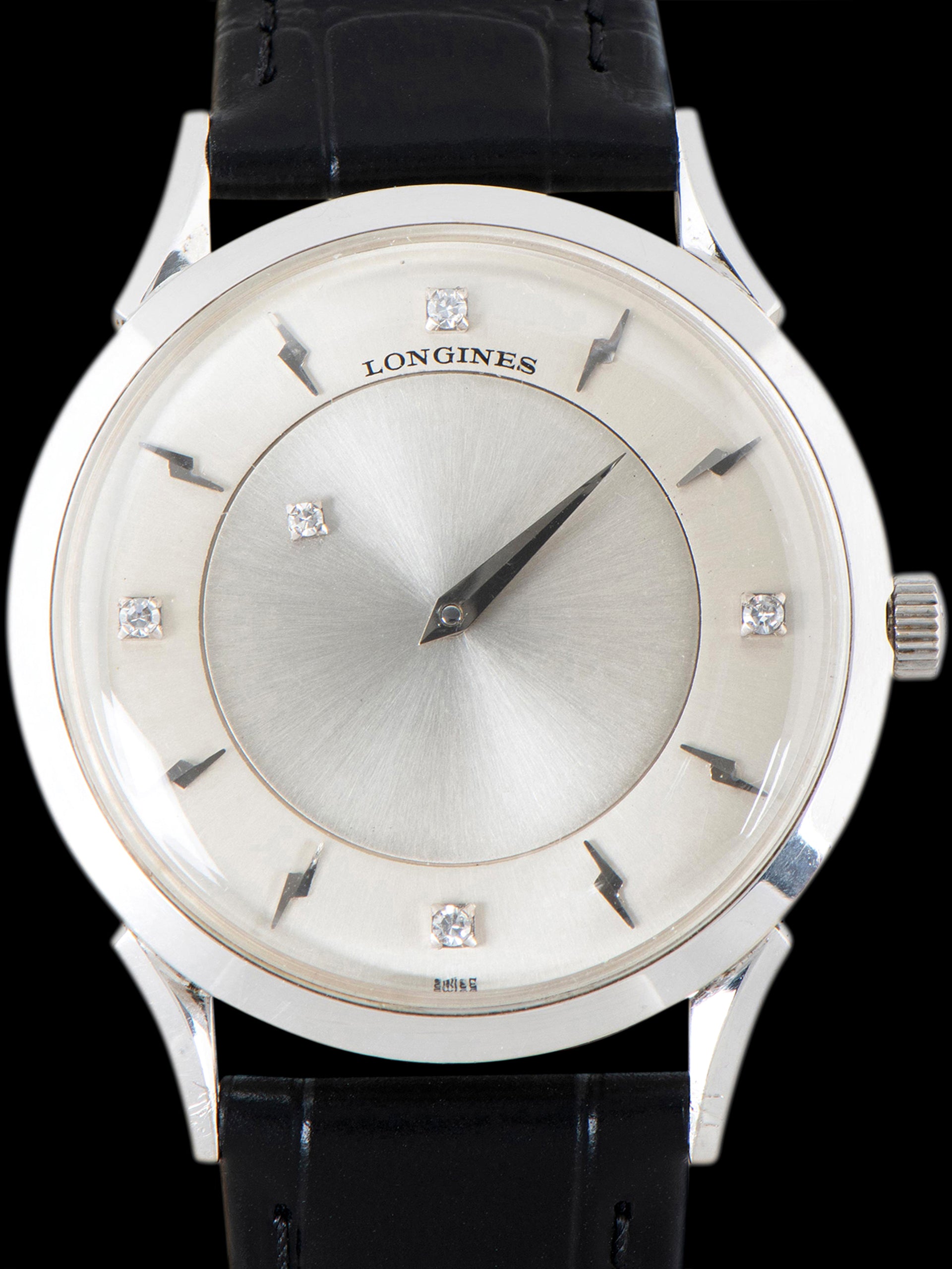 1960 Longines Dress Watch 14K WG (Ref. 69-230-2A) Mystery Dial
