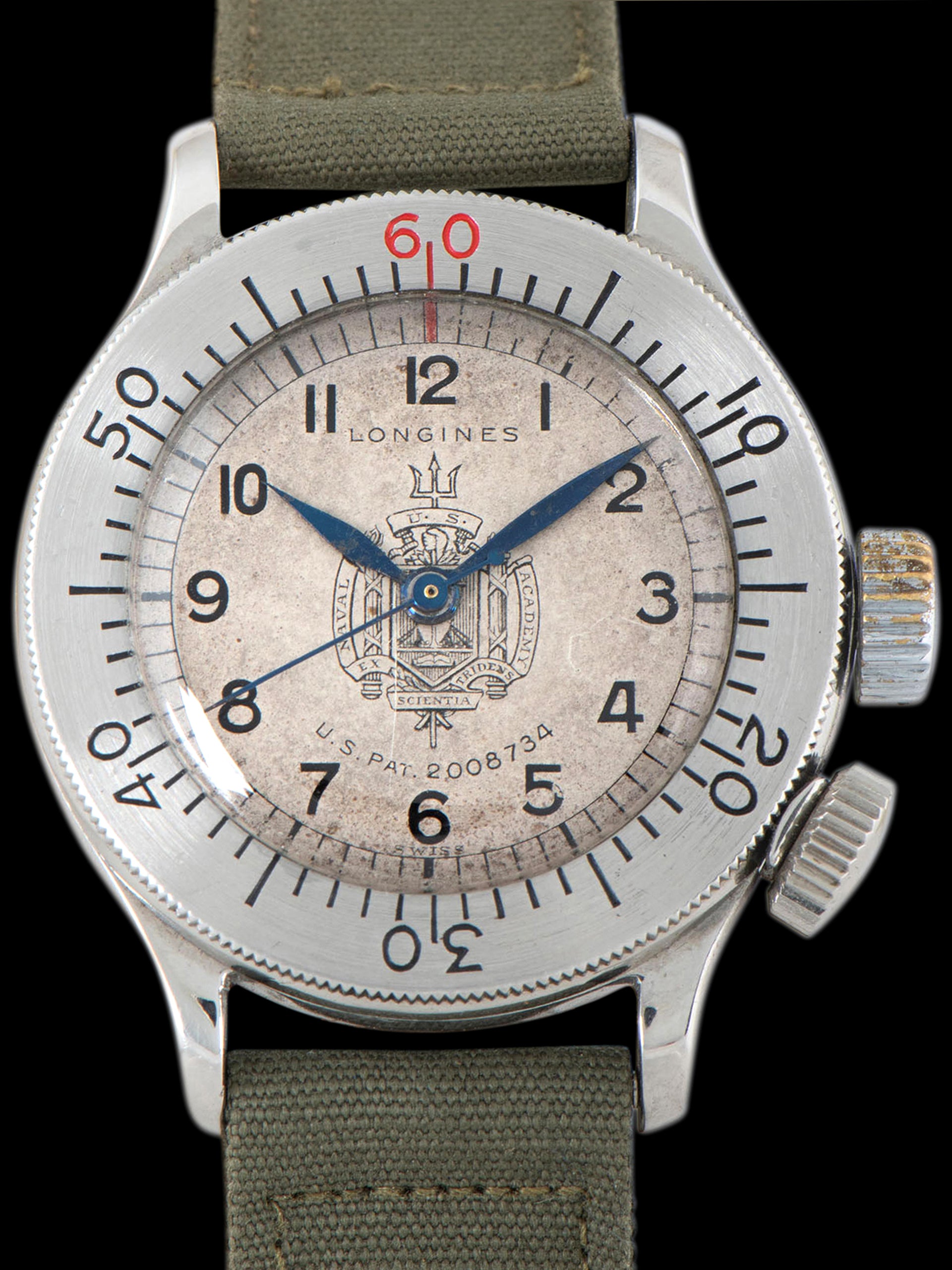 1937 Longines 'Weems' US Naval Academy Pilots Watch