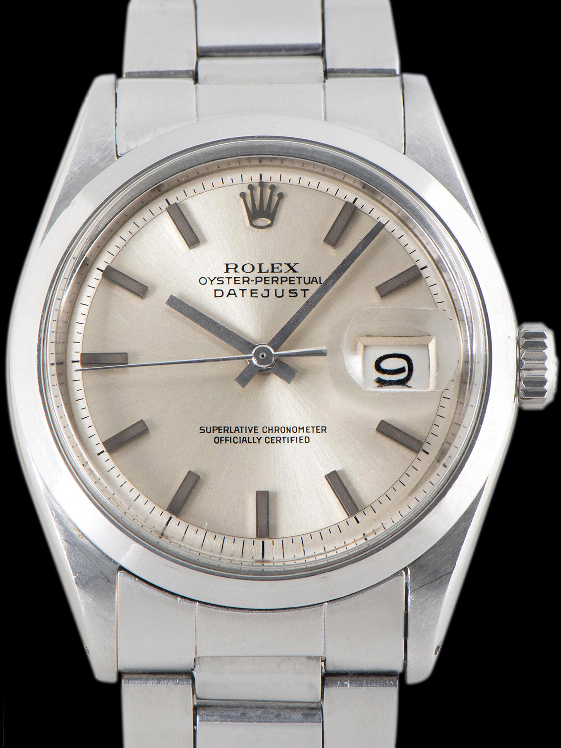 1970 Rolex Datejust (Ref. 1600) Silver Non-Luminous Dial