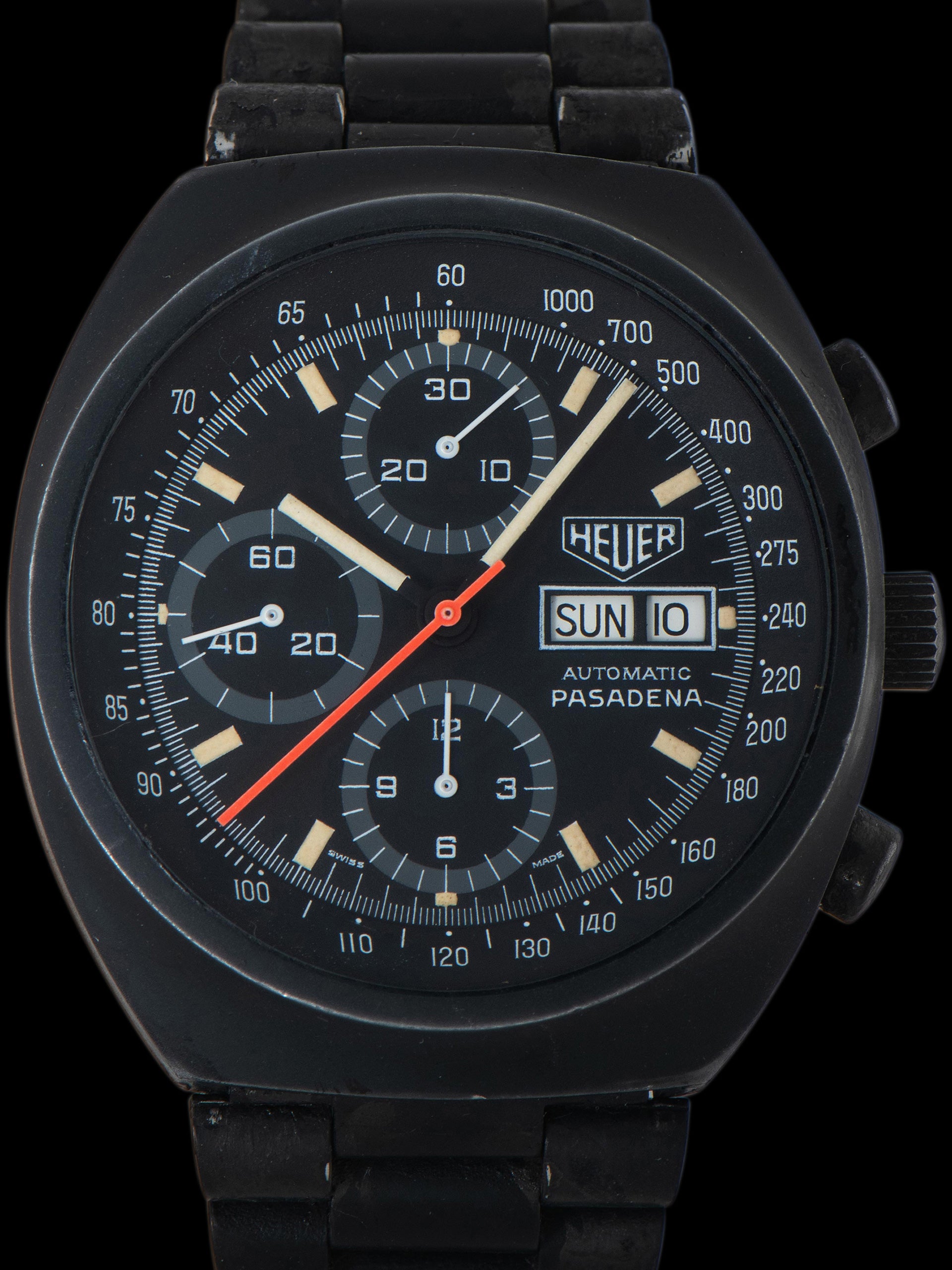 1979 Heuer Pasadena Chronograph Mk. 1 Dial (Ref. 750.501) 'Factory PVD'
