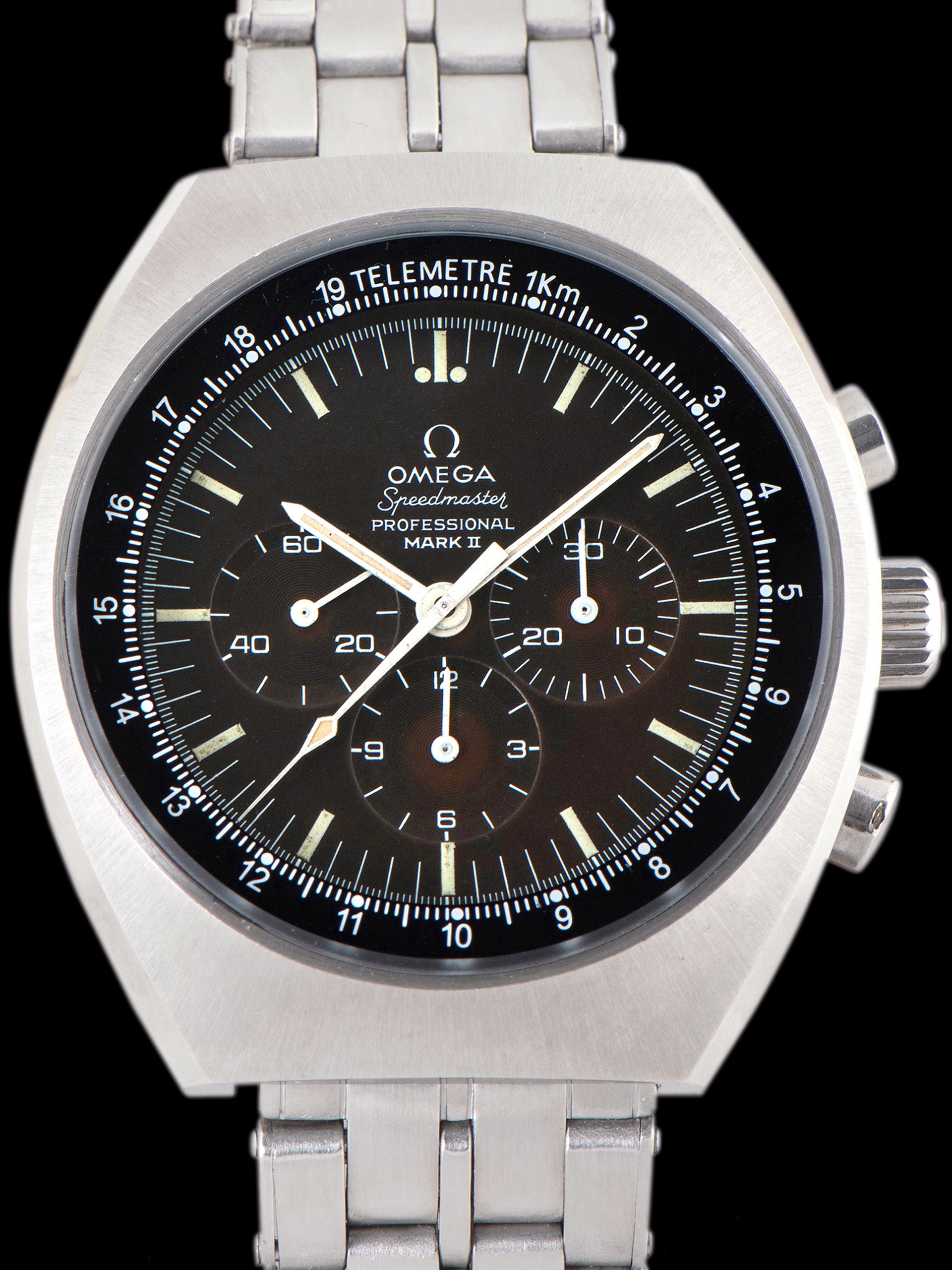 Tropical 1970 Omega Speedmaster Professional MARK II (Ref. 145.014) 'Cal. 861' W/ Telemetre Crystal