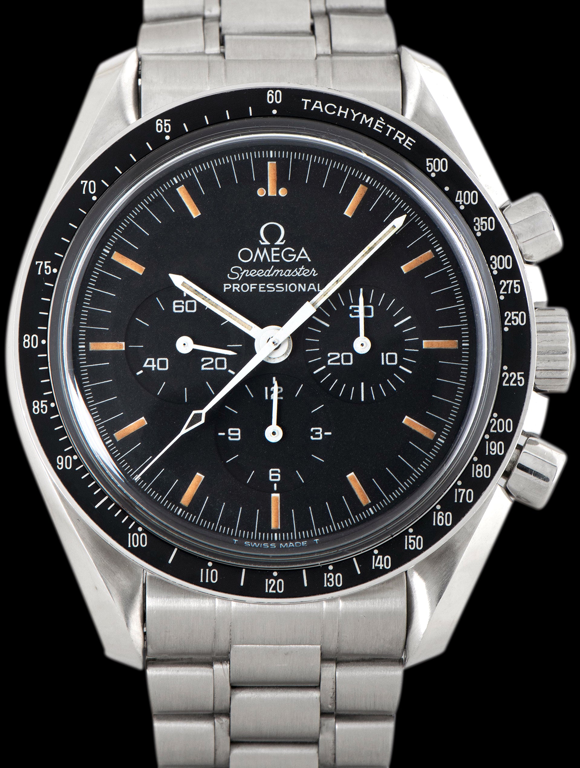 *Unpolished* 1996 Omega Speedmaster Professional (Ref. 3570.50) "Pumpkin Lume"