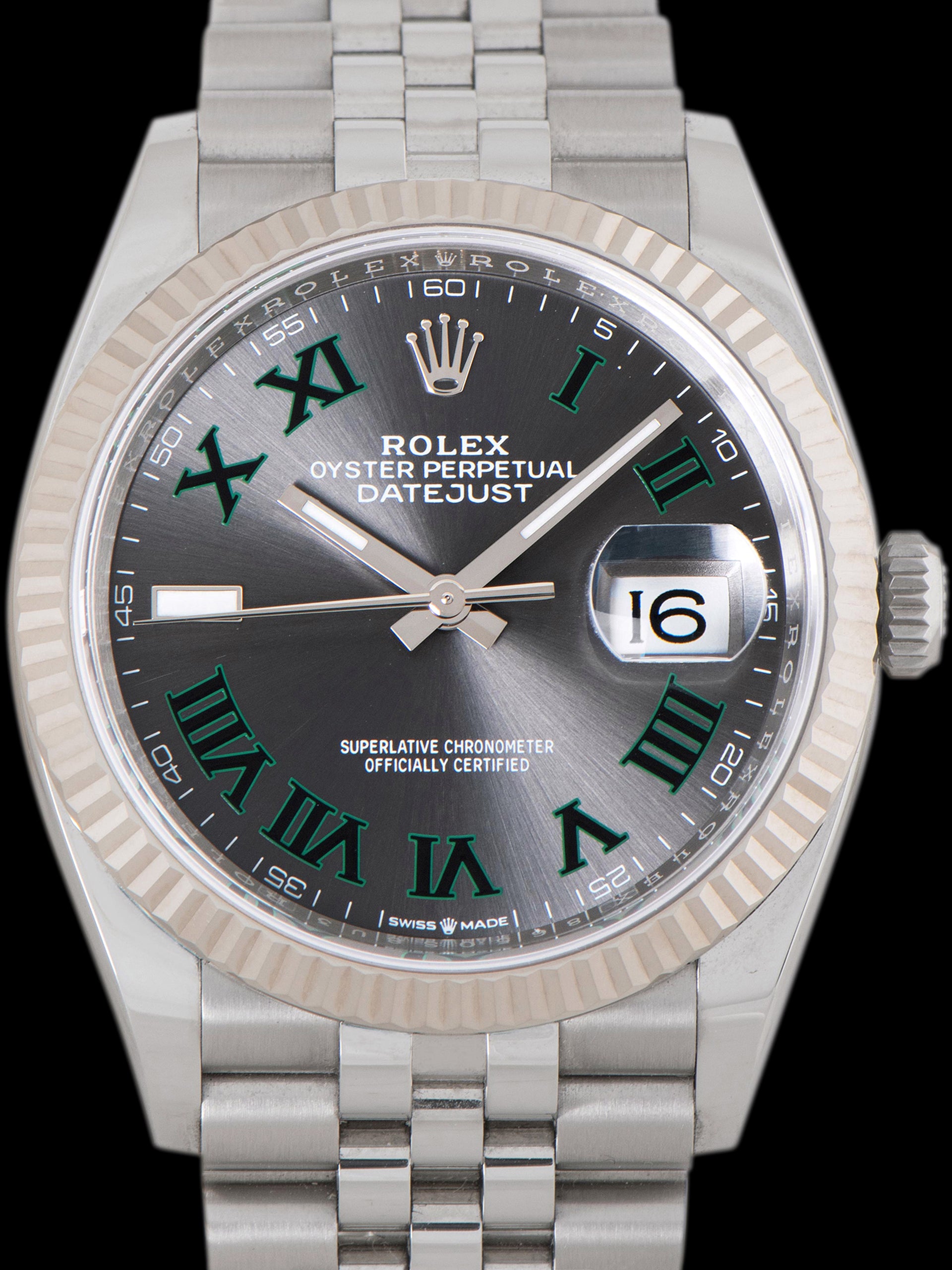 2025 Rolex Datejust (Ref. 126234) "Wimbledon" Dial W/ Full Set