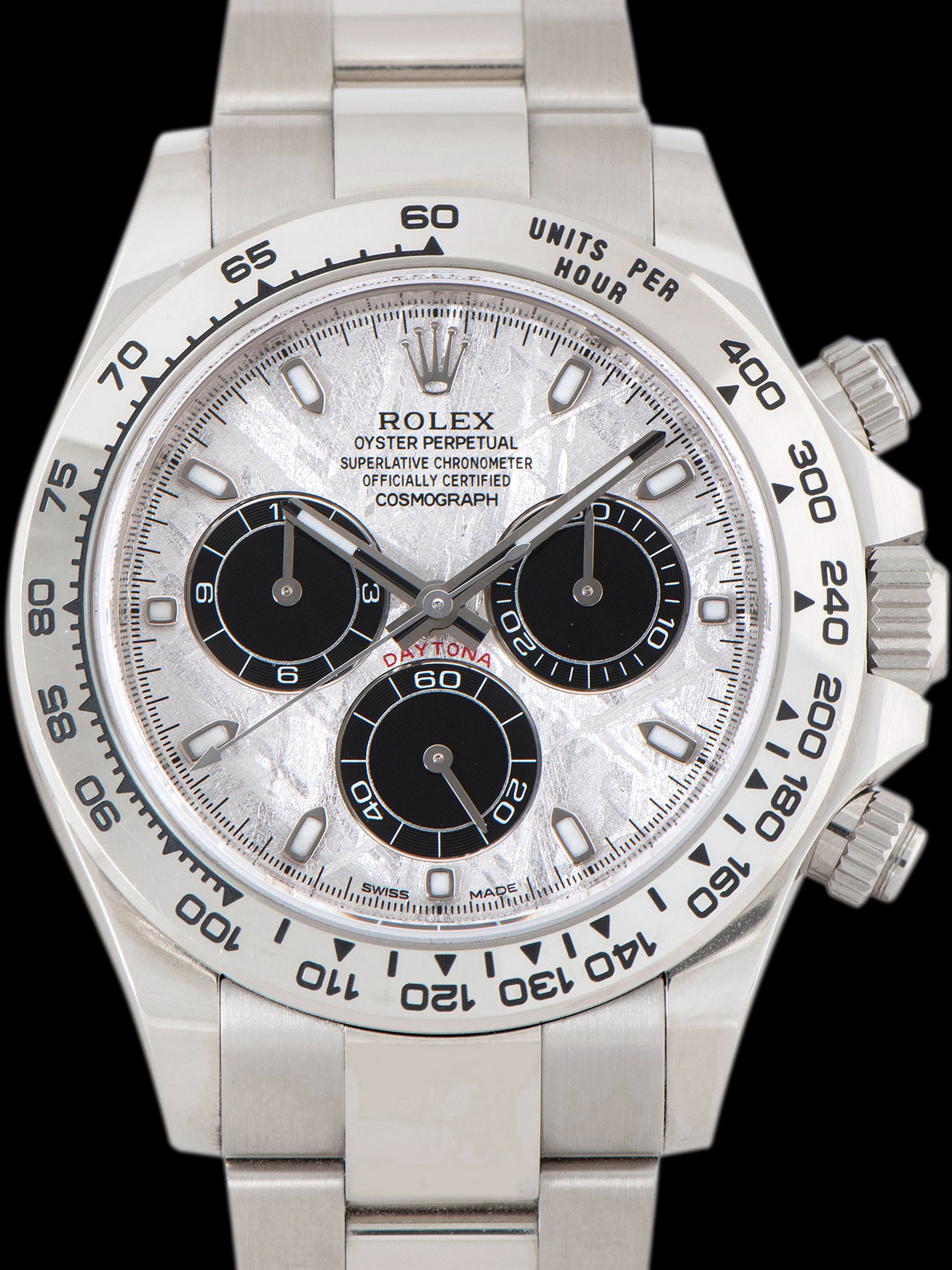 *Unpolished* 2023 Rolex Daytona 18K WG (Ref. 116509) Meteorite Dial W/ Full Set