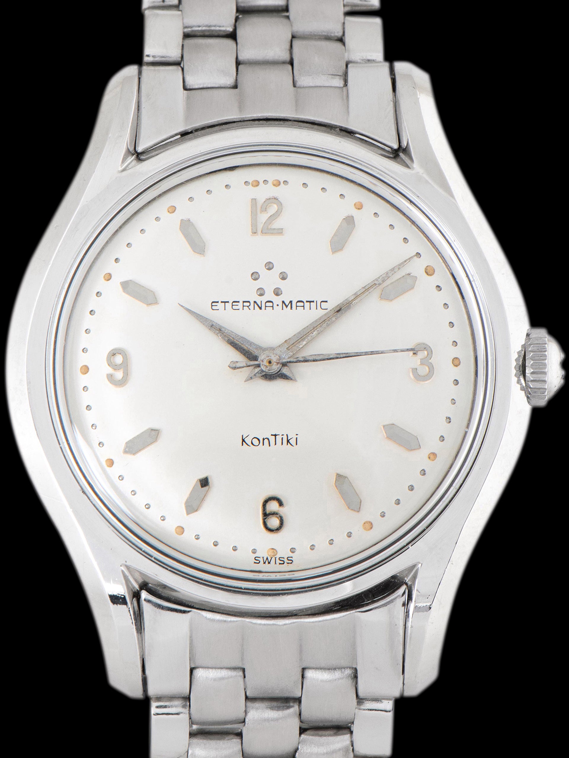 1959 Eterna-Matic KonTiki (Ref. 130T) Silver Dial