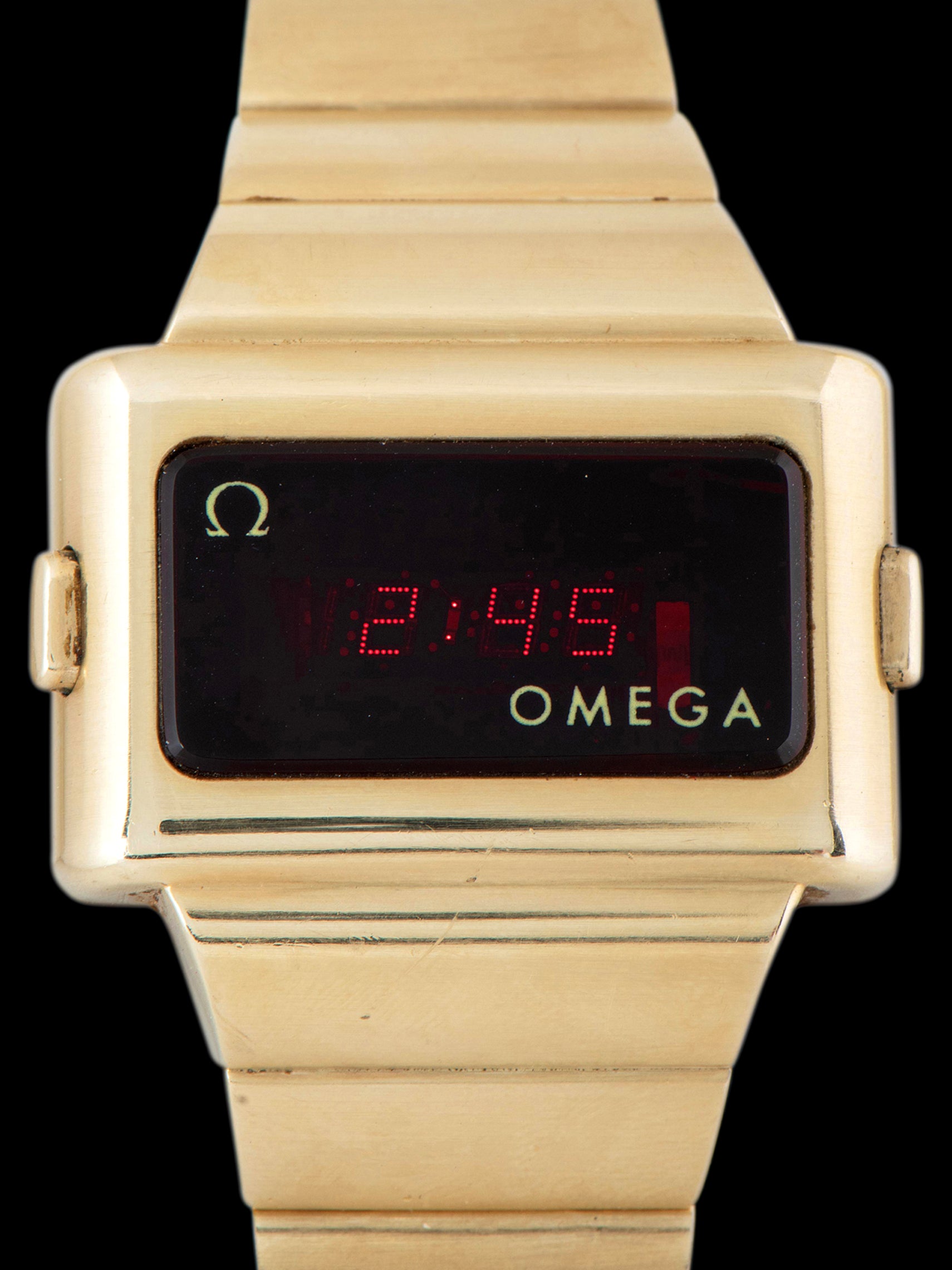 1974 Omega Time Computer 2 Gold-Plate (Ref. 196.0039) W/ Box & Papers