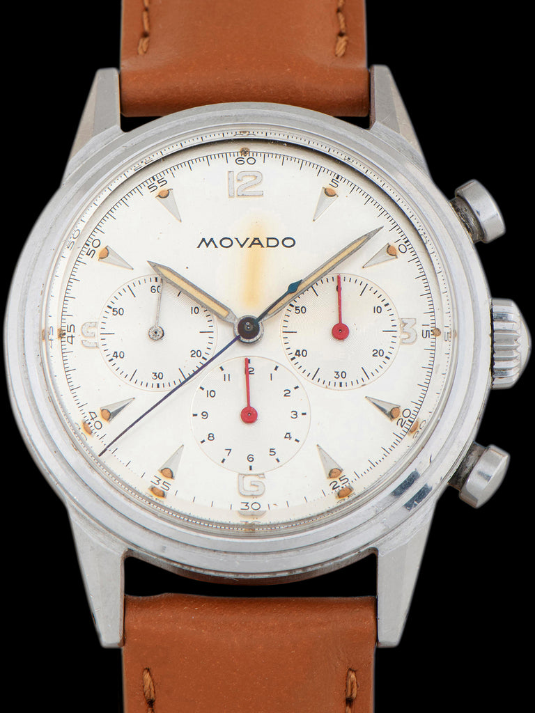 *Unpolished* 1950s Movado Chronograph (Ref. 19038) "Cal. M95"