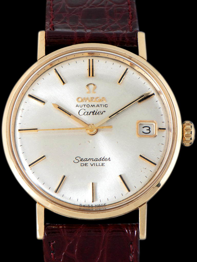 1964 Omega Seamaster De Ville 14K YG (Ref. KL 6610) W/ Cartier Cosigned Dial