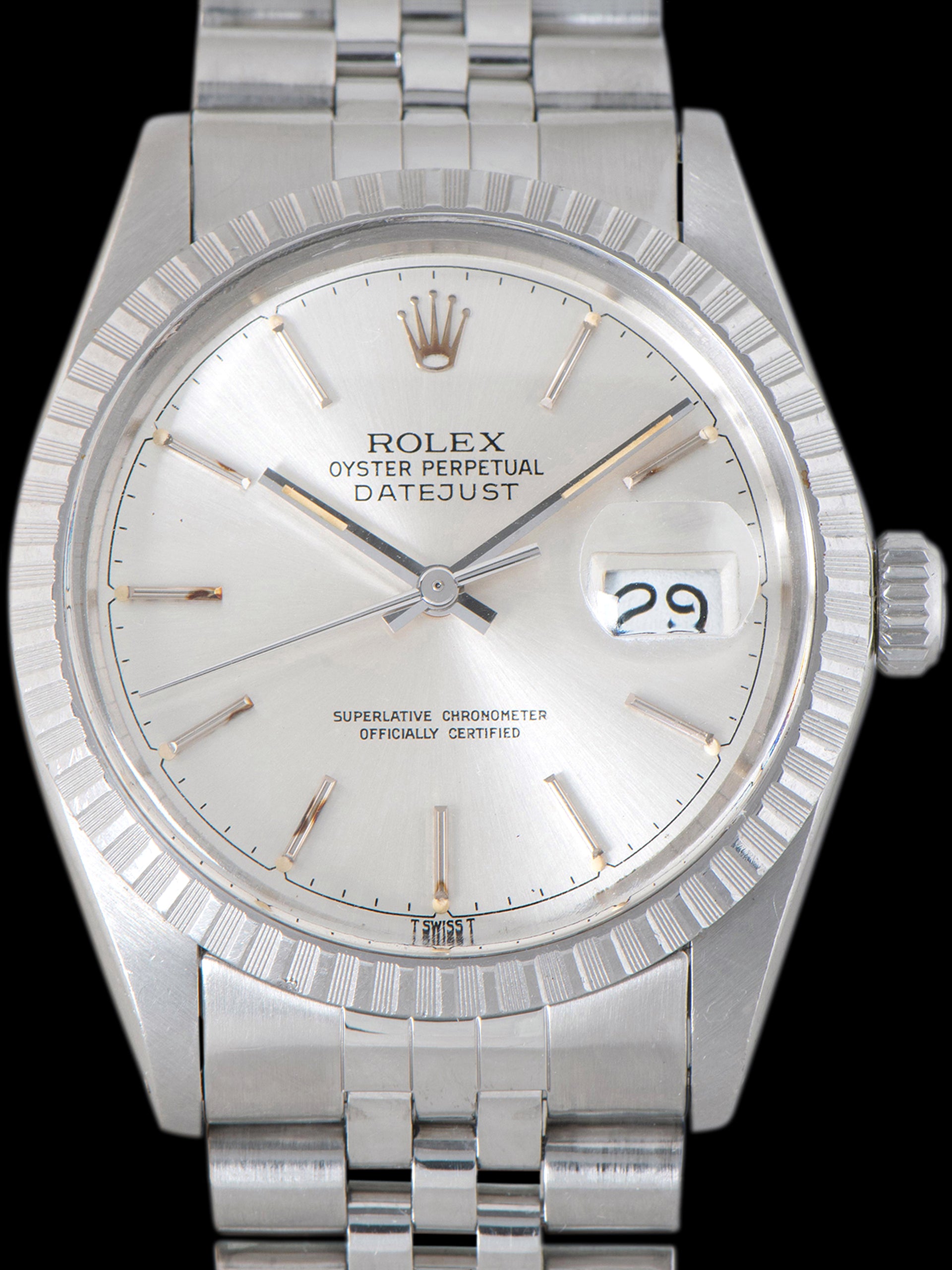 1986 Rolex Datejust (Ref. 16030) Silver Dial W/ Rolex Service Papers