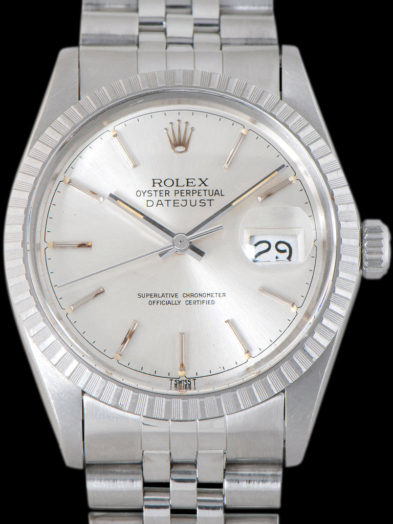 1986 Rolex Datejust (Ref. 16030) Silver Dial W/ Rolex Service Papers