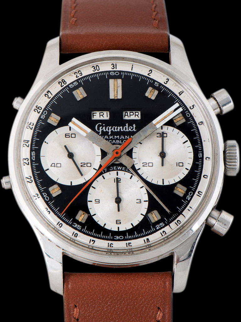 1960s Gigandet Wakmann Triple Calendar Chronograph (Ref. 1309)