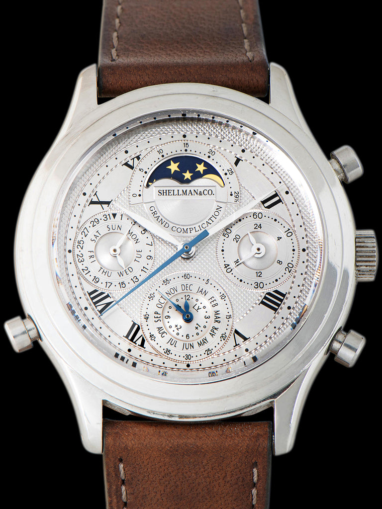2000s Shellman & Co. Grand Complication Classic Minute Repeater Chronograph 'Quartz' (Ref. 6771-H32167) Guilloche Dial