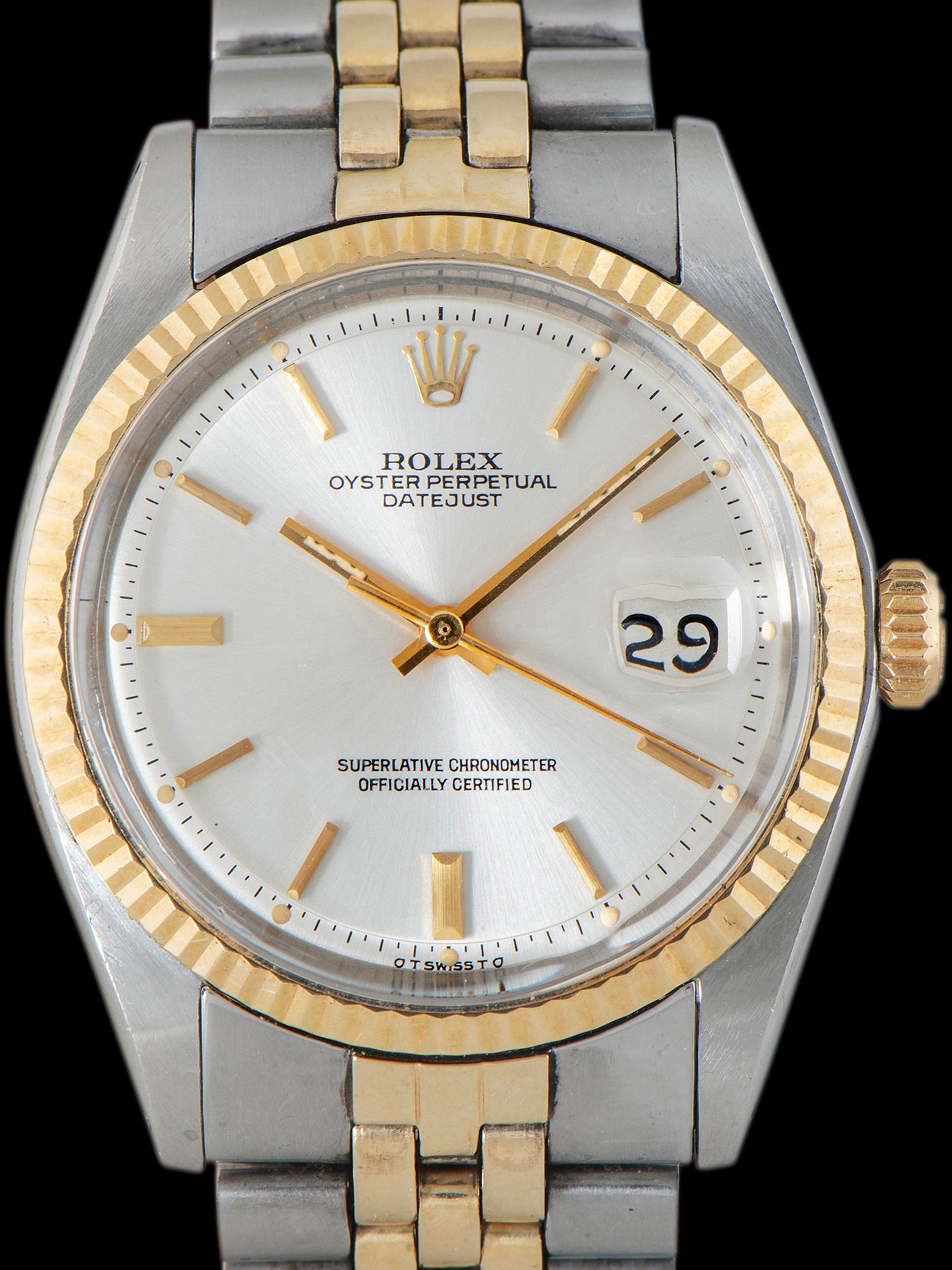 1973 Rolex Two-Tone Datejust (Ref. 1601) Silver Sigma Dial