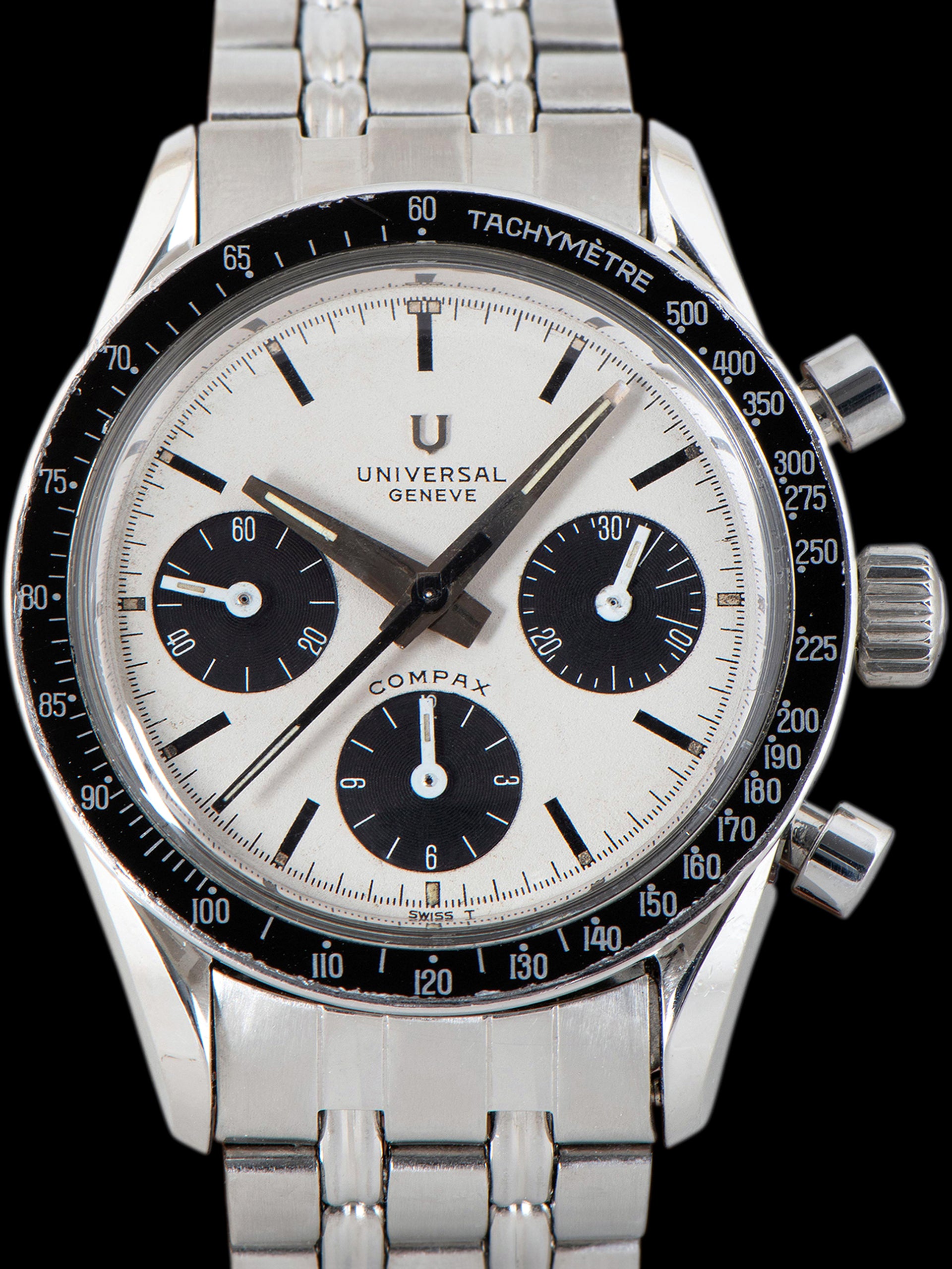 1967 Universal Geneve Compax (Ref. 885103/02) Mk. I Dial "Nina Rindt"