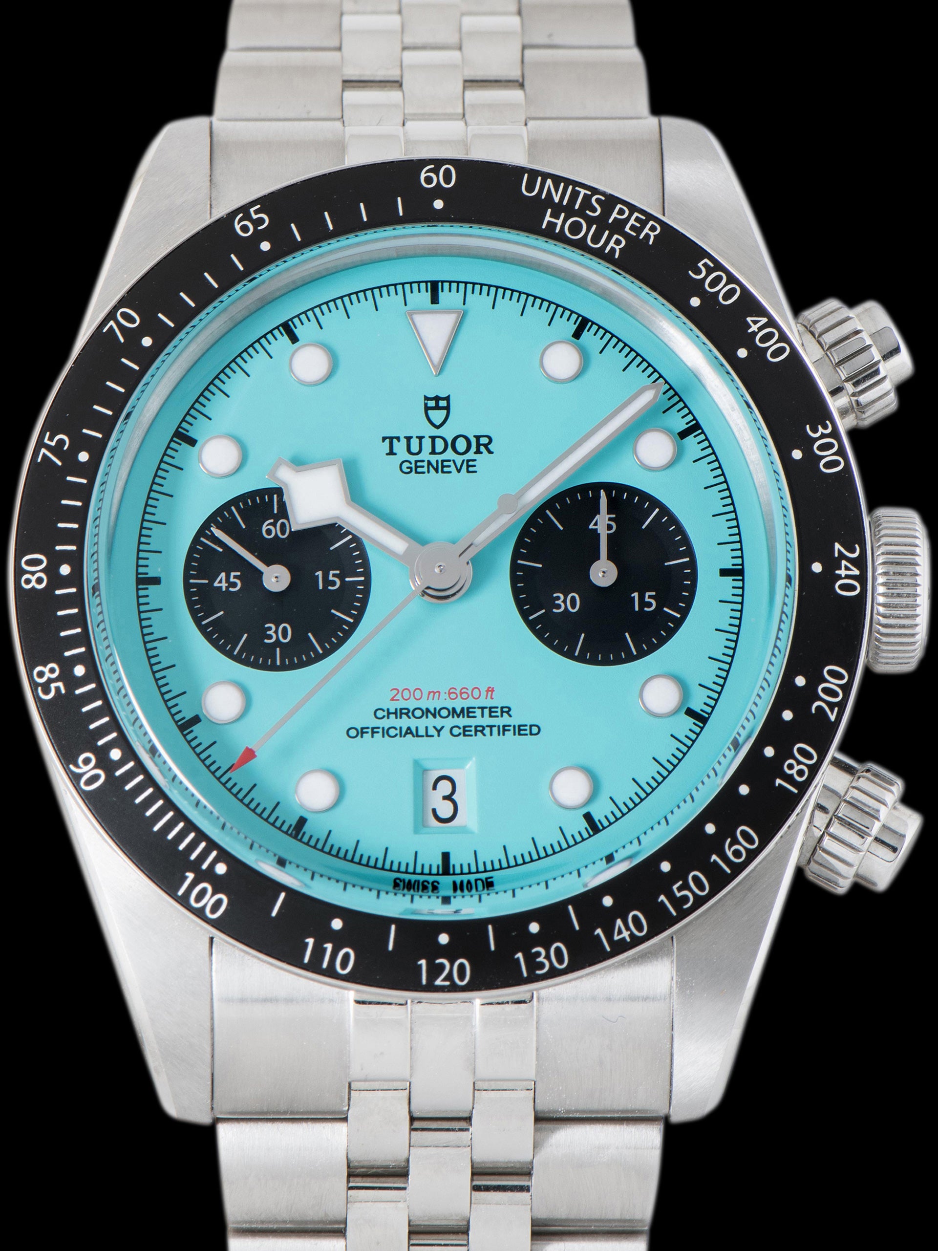 2025 Tudor Black Bay Chrono (Ref. M79360N-0024) Flamingo Blue Dial W/ Full Set