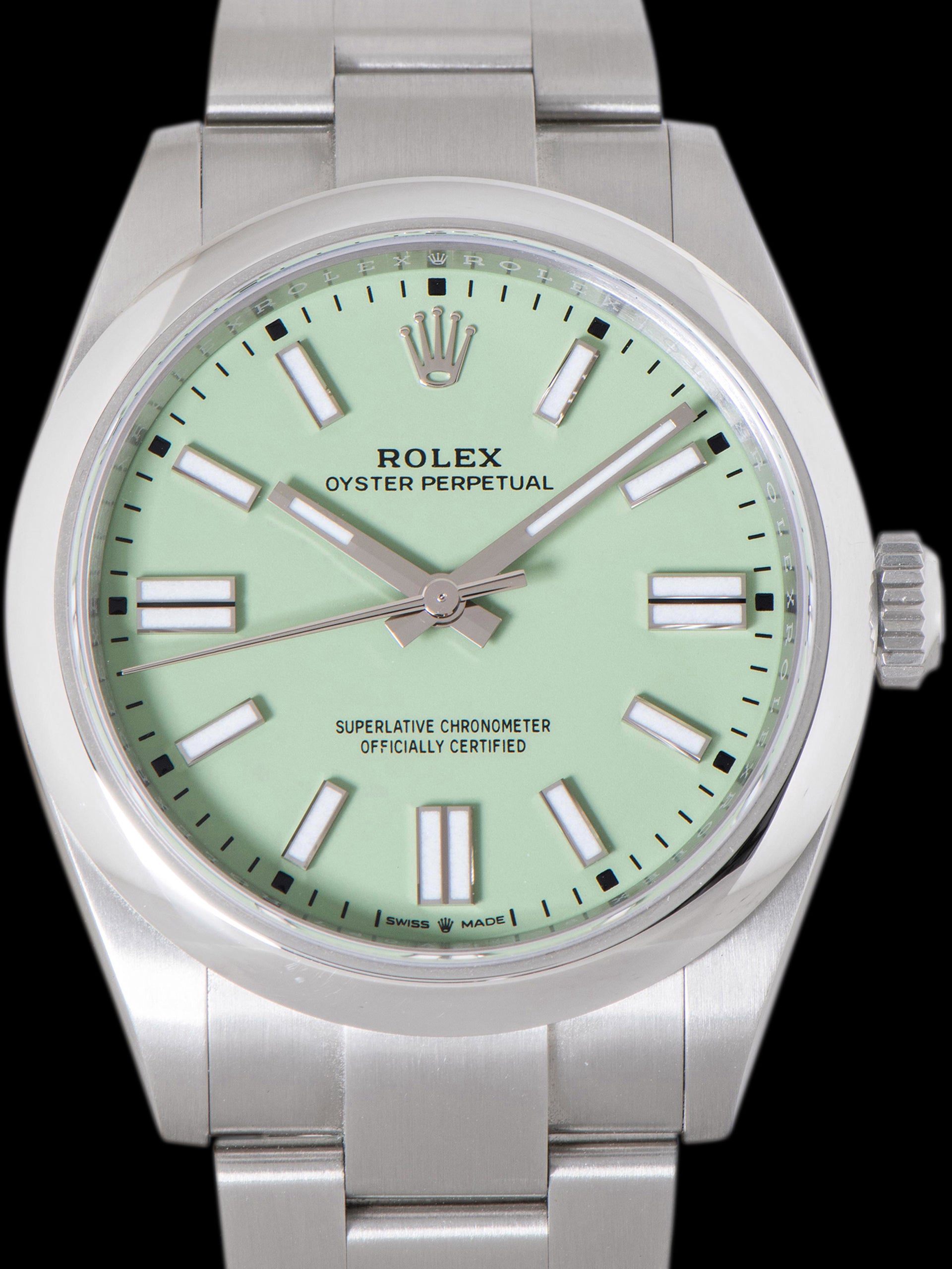 2025 Rolex Oyster-Perpetual 41 (Ref. 134300) Pistachio Dial W/ Full Set