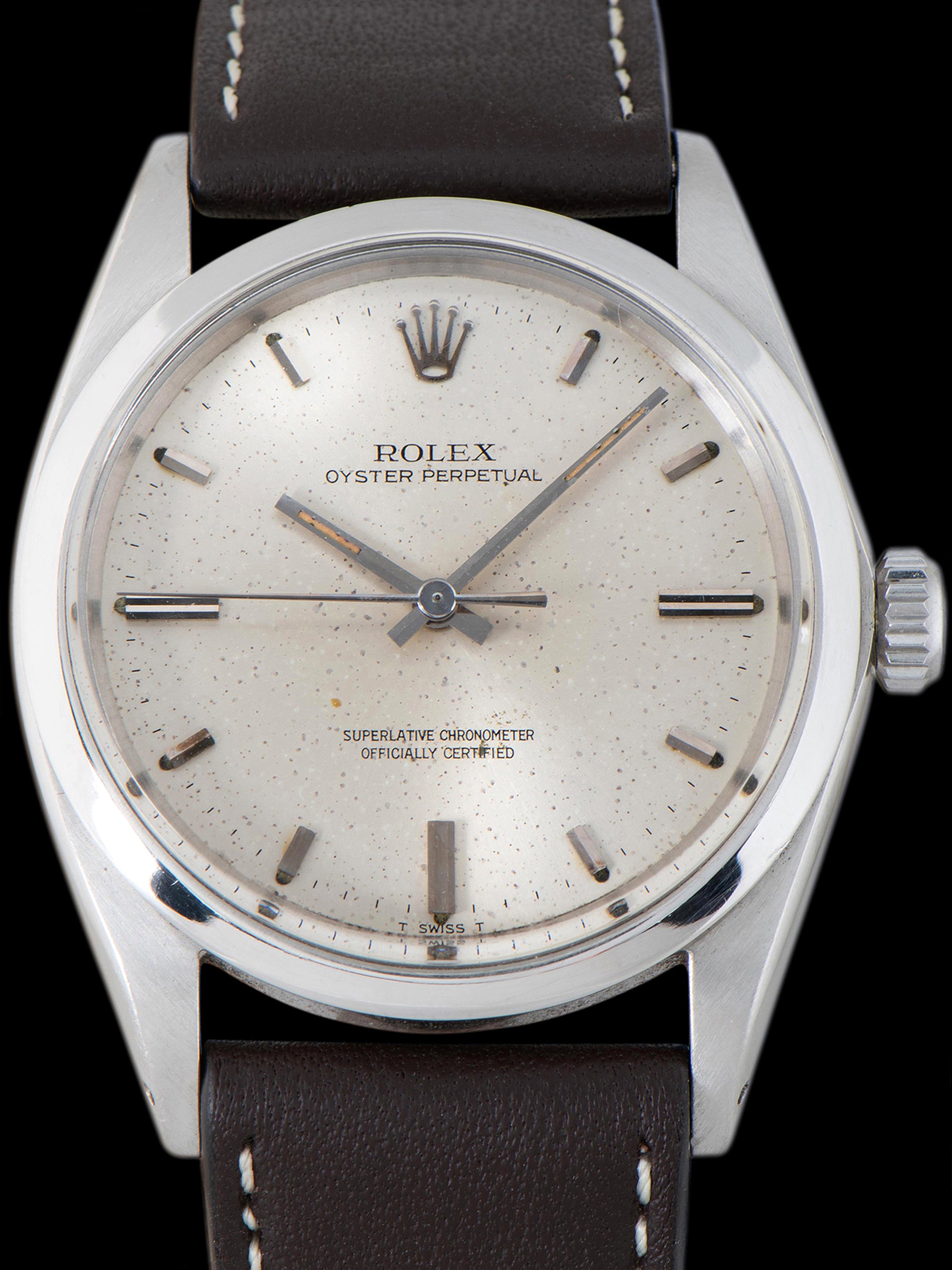 1968 Rolex Oyster-Perpetual '36mm Case' (Ref. 1018) Silver Dial
