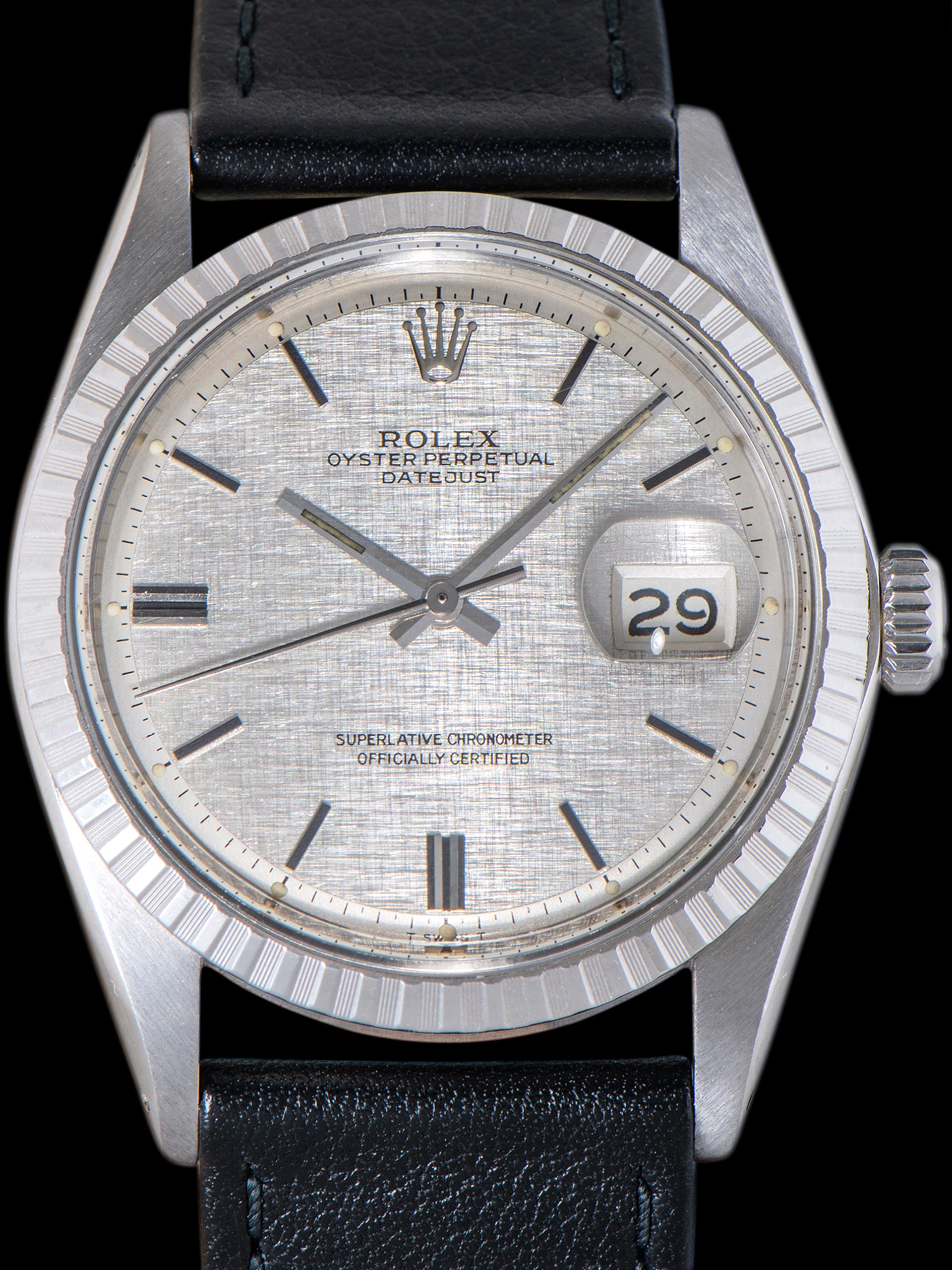 1973 Rolex Datejust (Ref. 1603) Silver "Linen" Dial