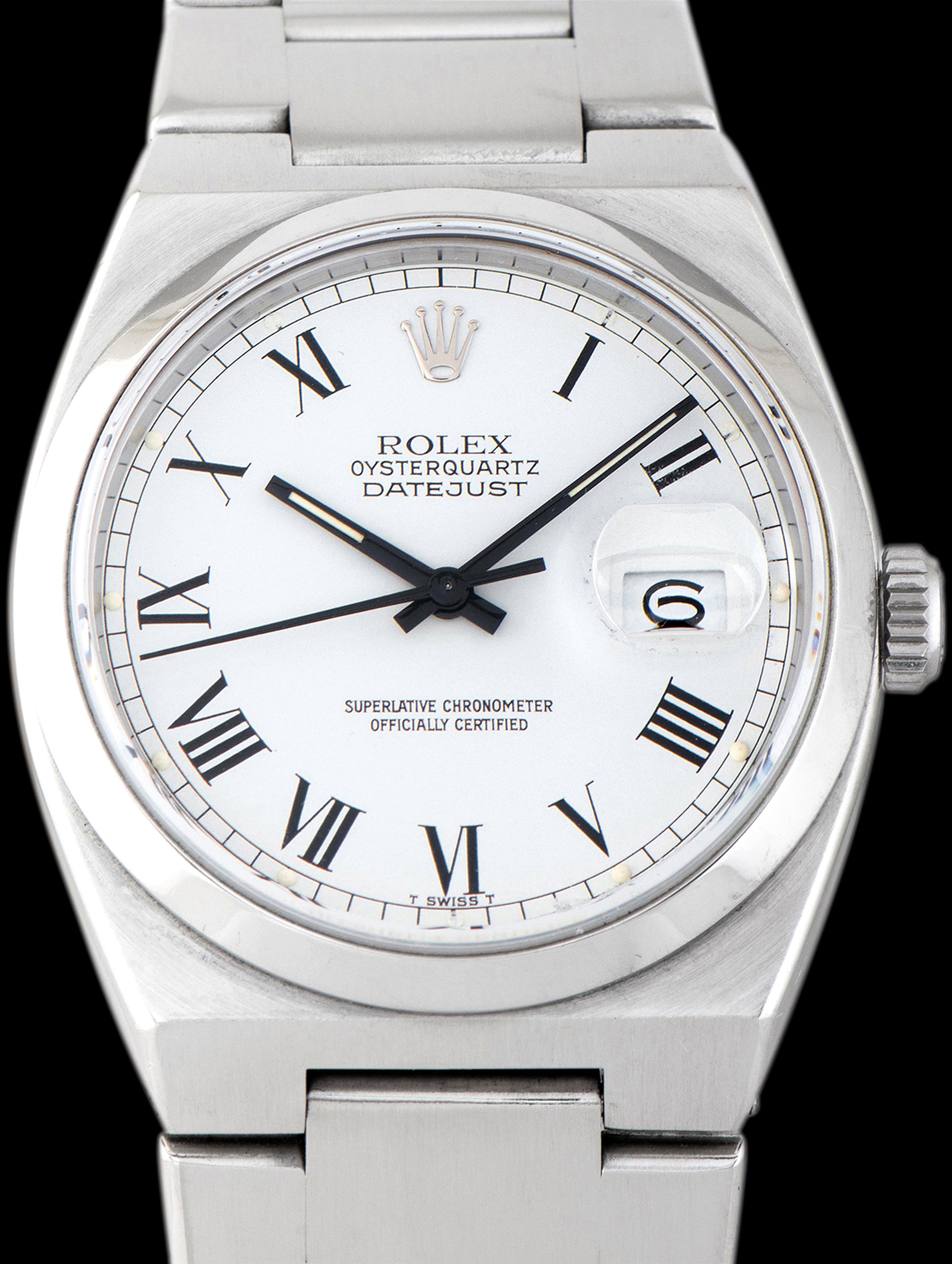 1984 Rolex Oysterquartz Datejust (Ref. 17000) White "Buckley" Dial