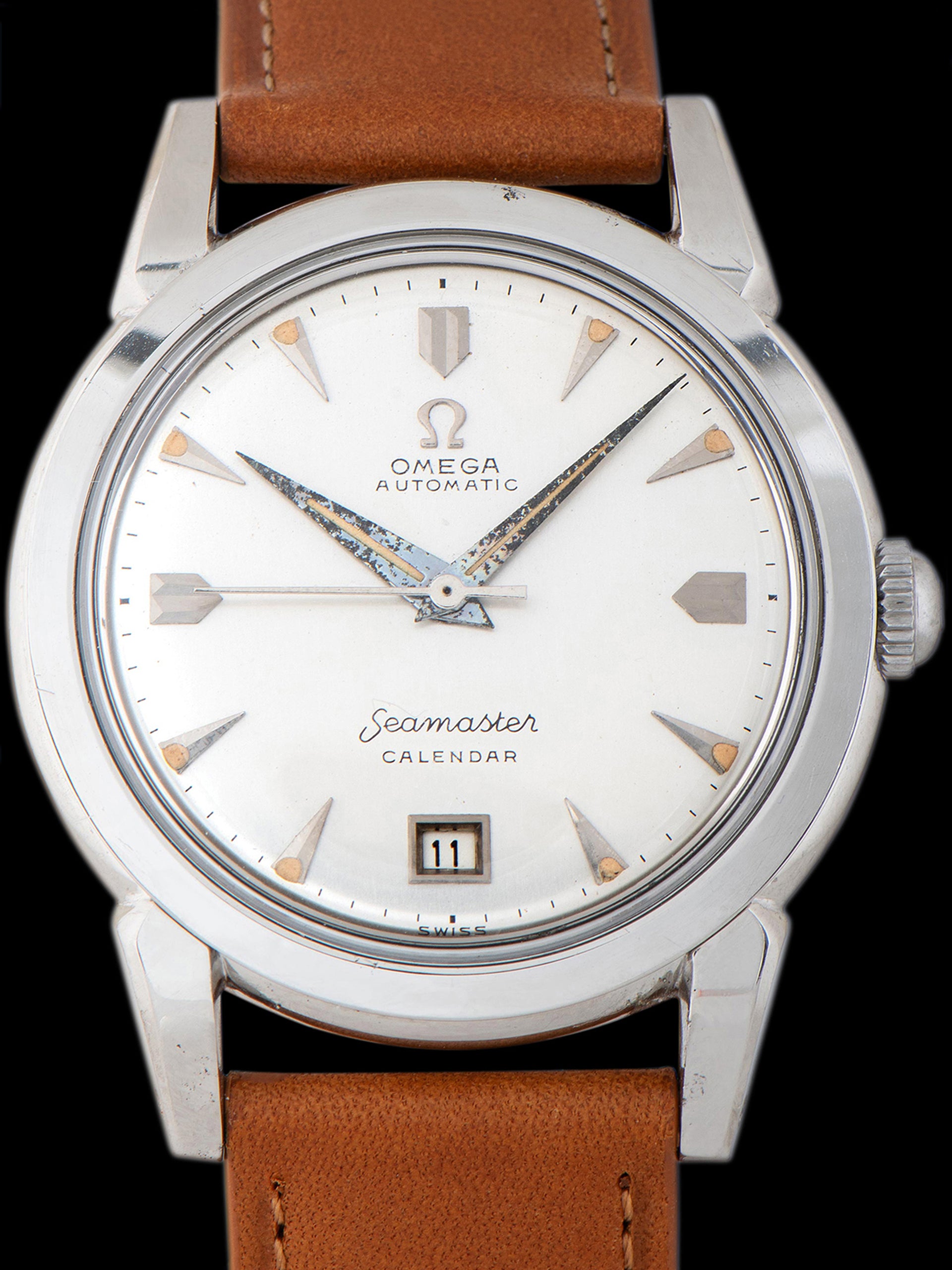 1952 Omega Seamaster Calendar (Ref. 2627-2) Silver Dial