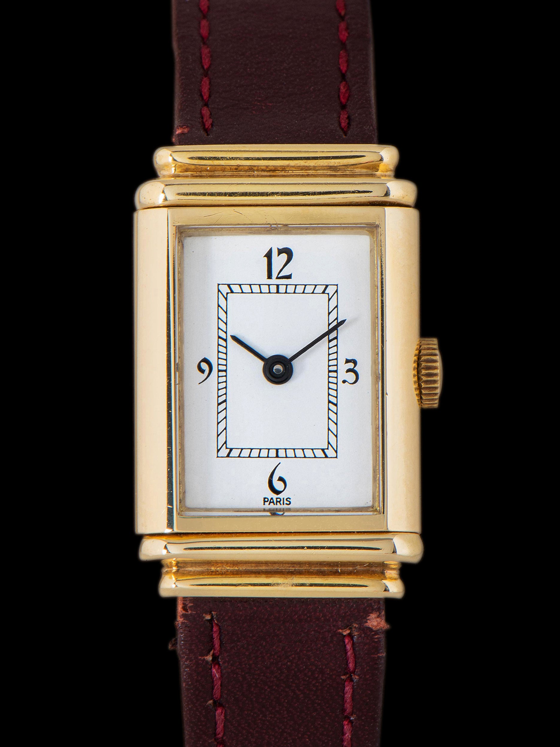 1970s Yves Saint Laurent Mid-Size "Reverso" 18K YG