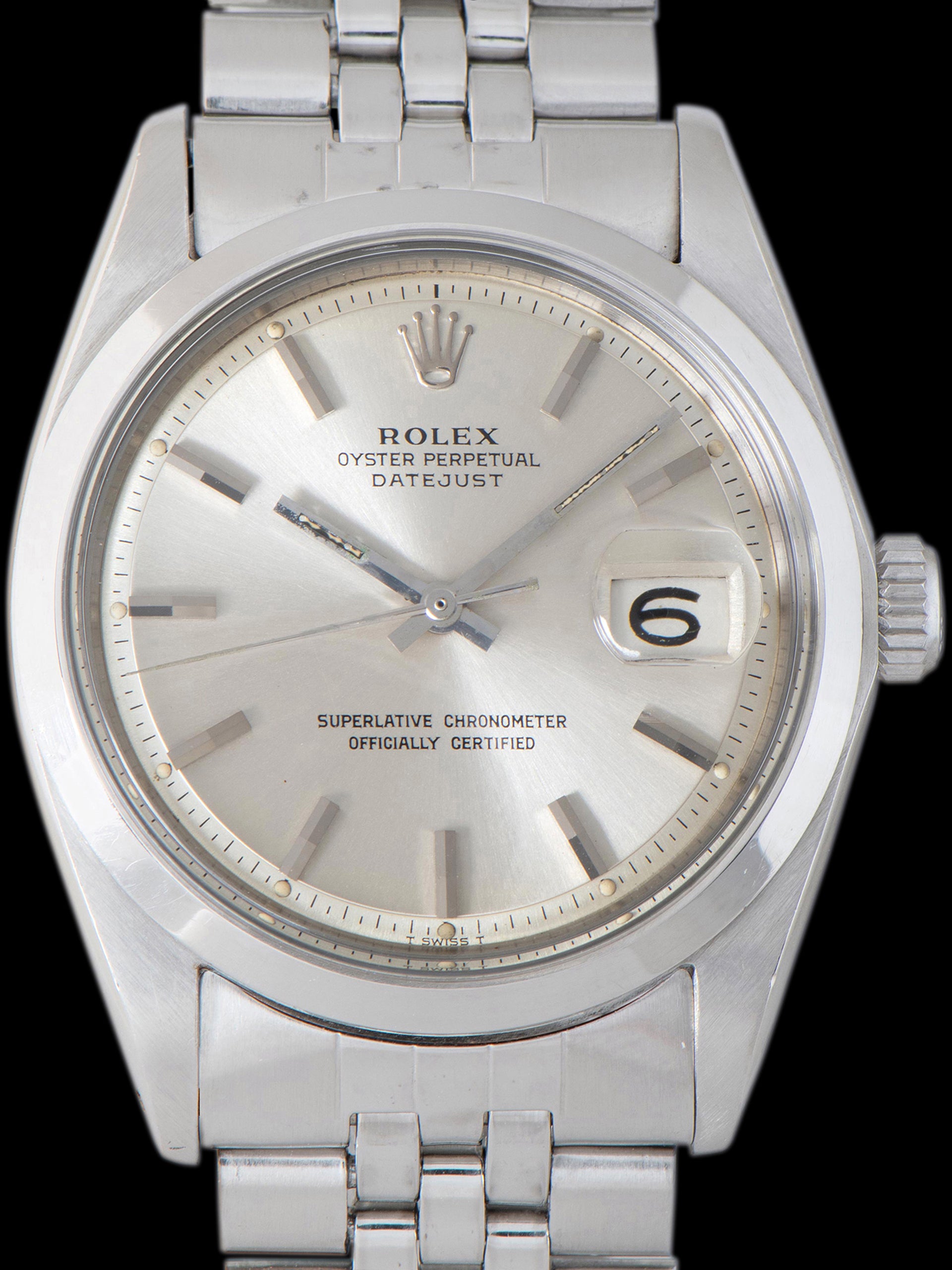 1968 Rolex Datejust (Ref. 1600) Silver Dial W/ RSC Japan Paperwork