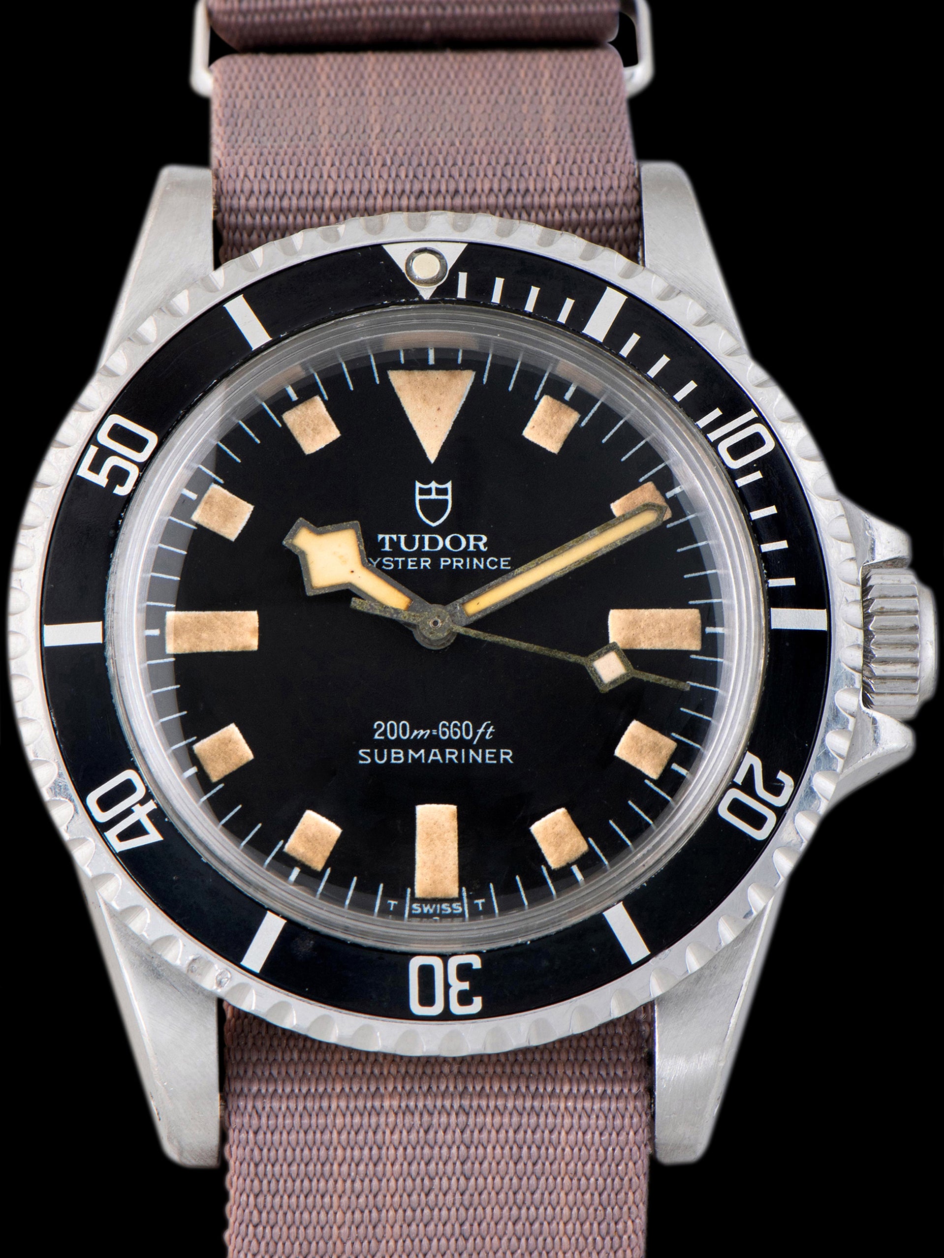 1980 Tudor "Snowflake" Submariner (Ref. 94010) Black Dial