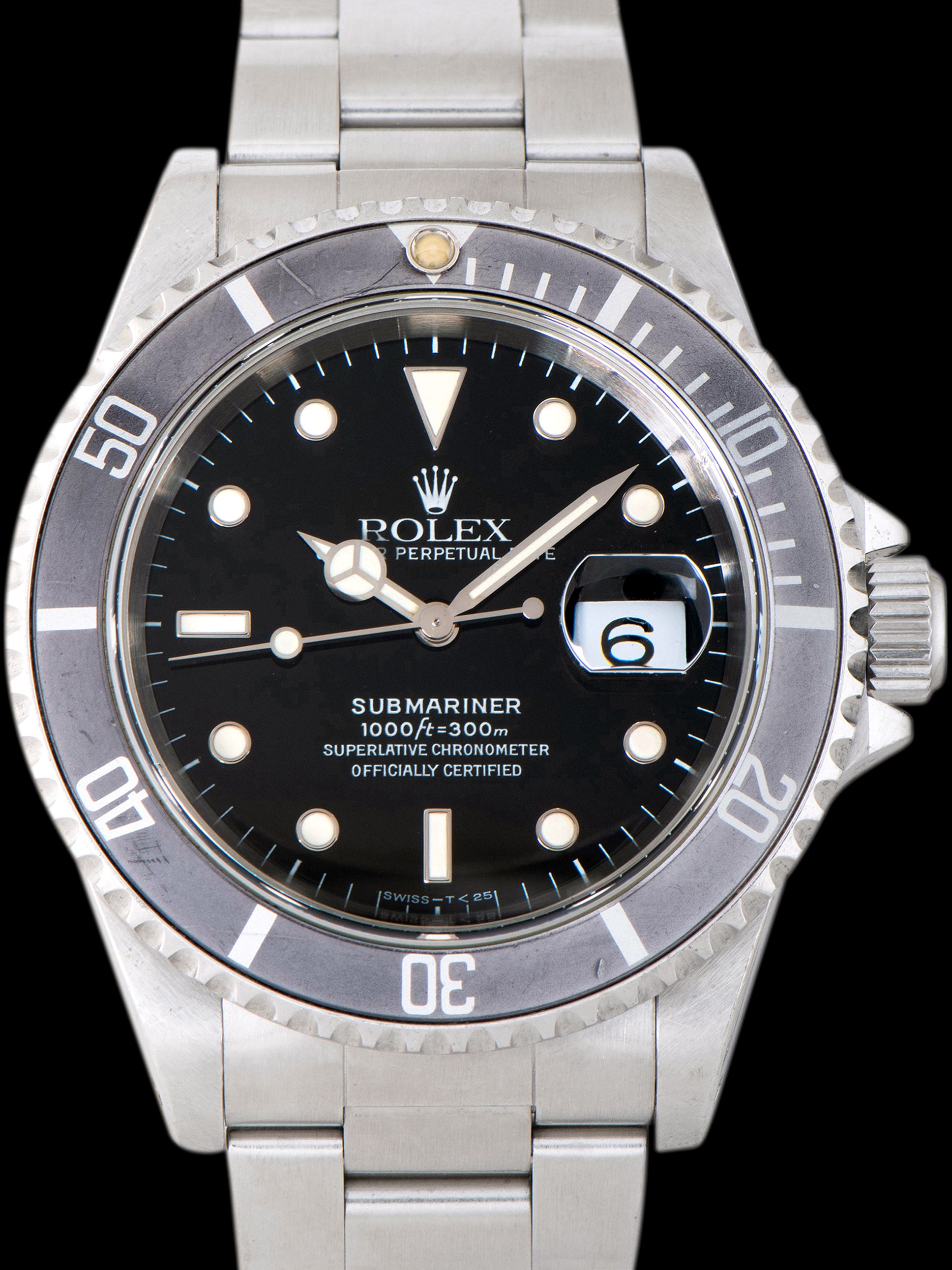 1997 Rolex Submariner (Ref. 16610) "Ghost Bezel" W/ Box & Papers