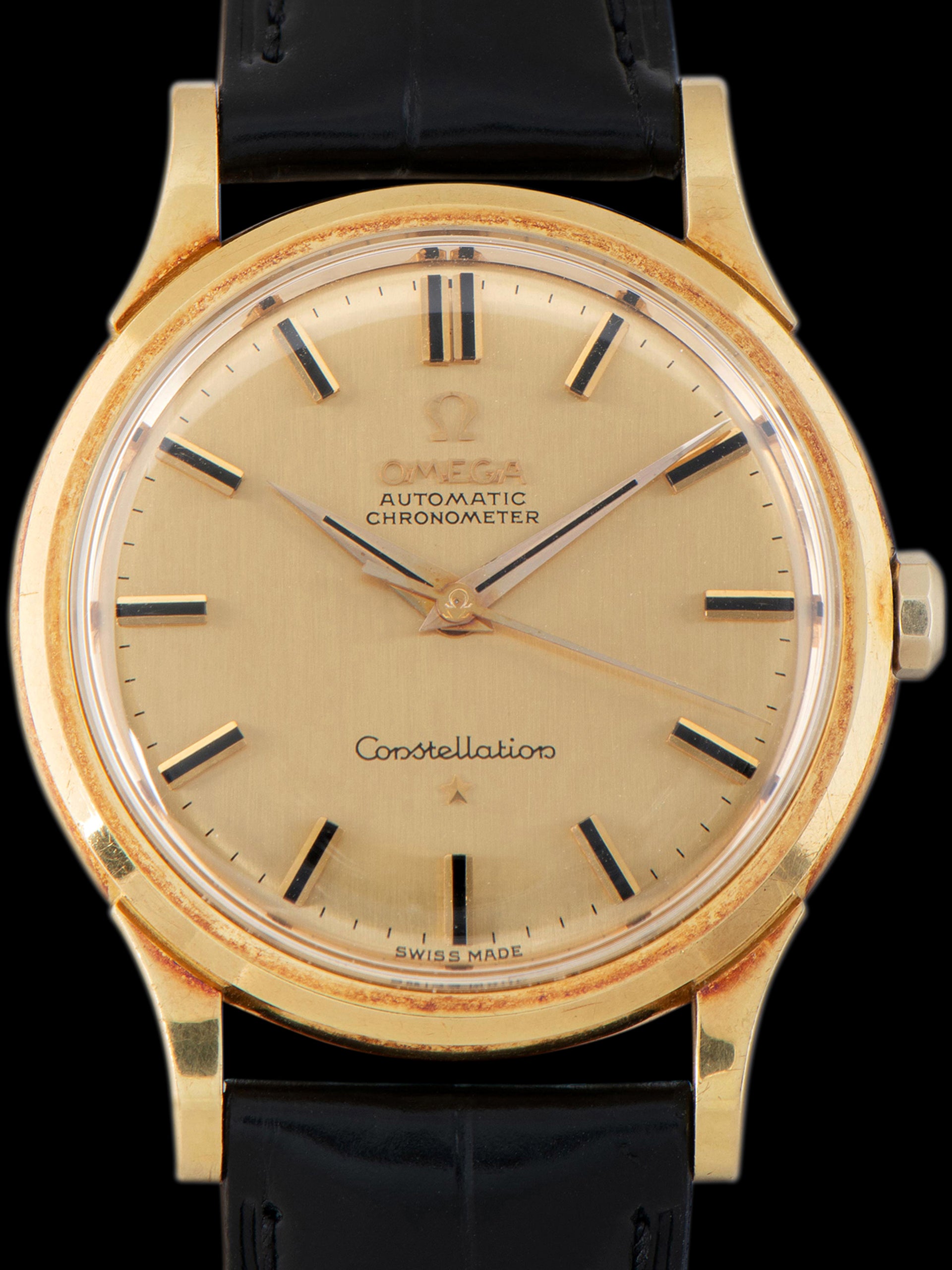 1961 Omega Constellation 18K YG (Ref. 14381 2 SC) 'Cal. 551' Champagne Dial