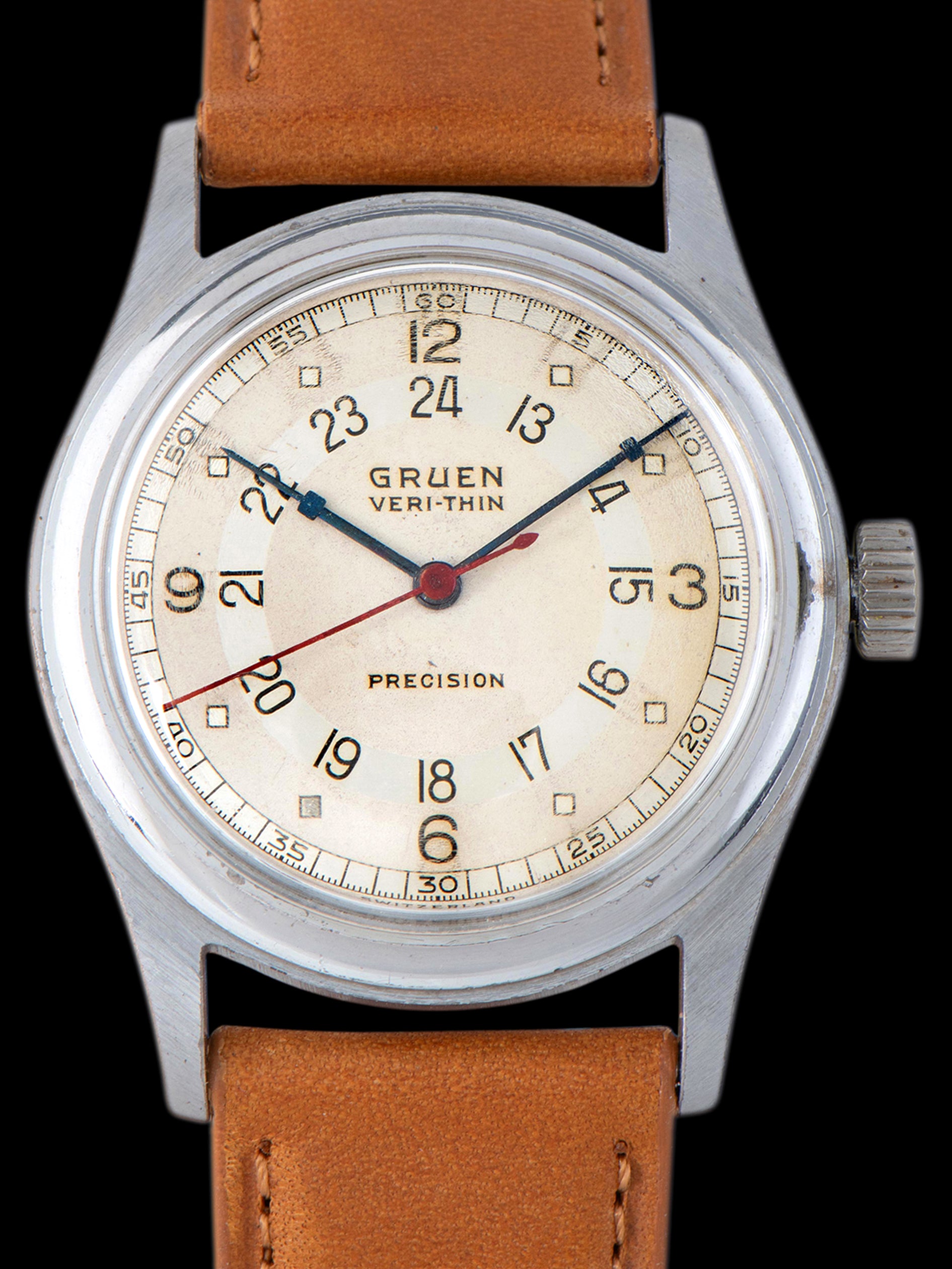 1940s Gruen Veri-Thin Precision 'Cal. 420SS' Two-Tone Dial
