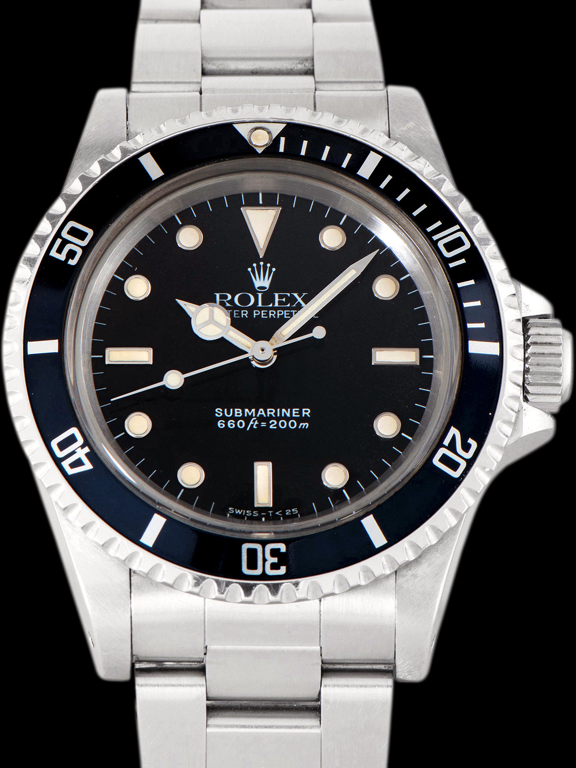 *Unpolished* 1989 Rolex Submariner 'L Serial' (Ref. 5513) "Frozen" Dial W/ Box, Hangtag, & Accessories