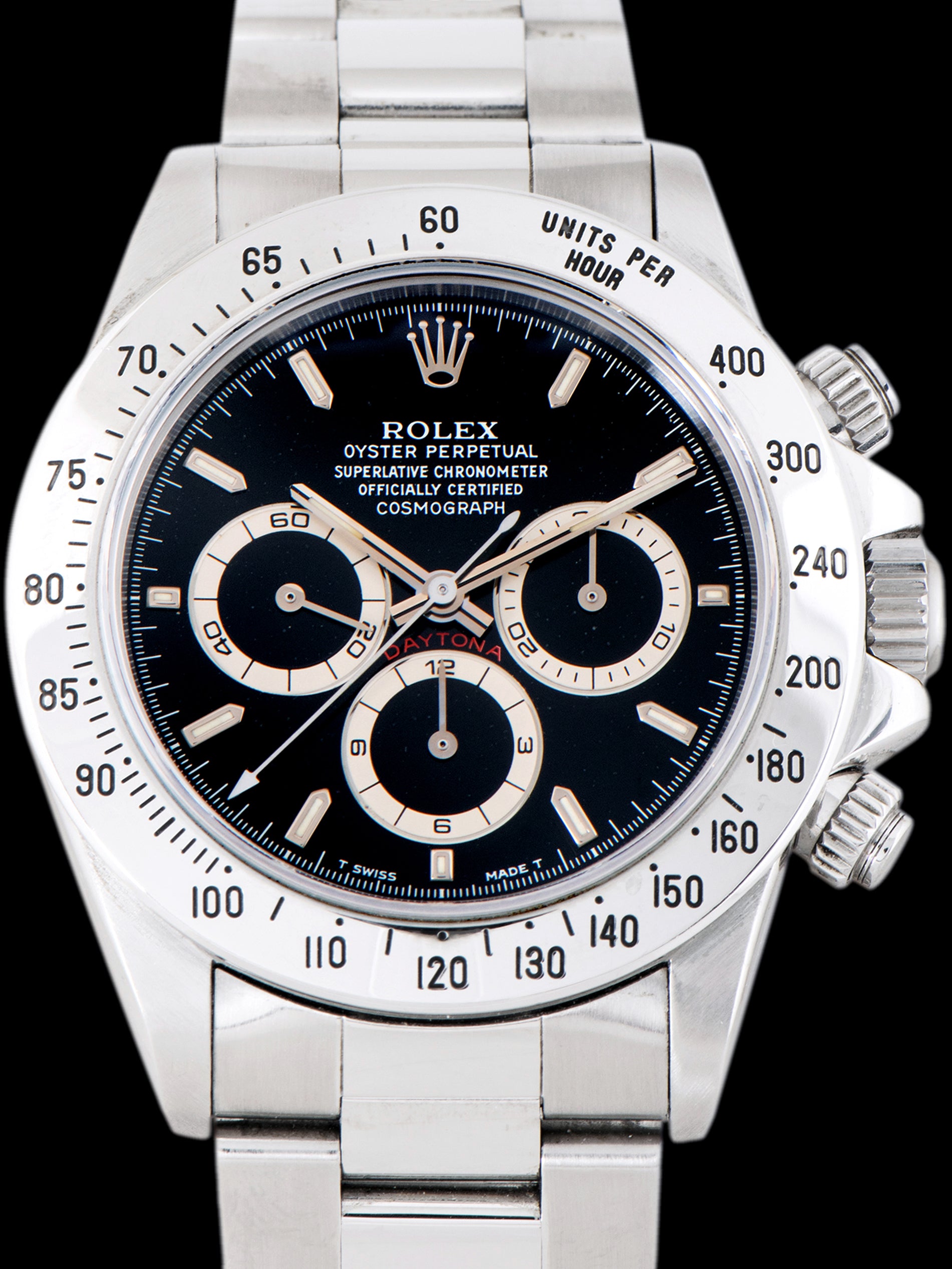 1995 Rolex 'Zenith' Daytona (Ref. 16520) Black Mk. IV Dial W/ Box & Papers