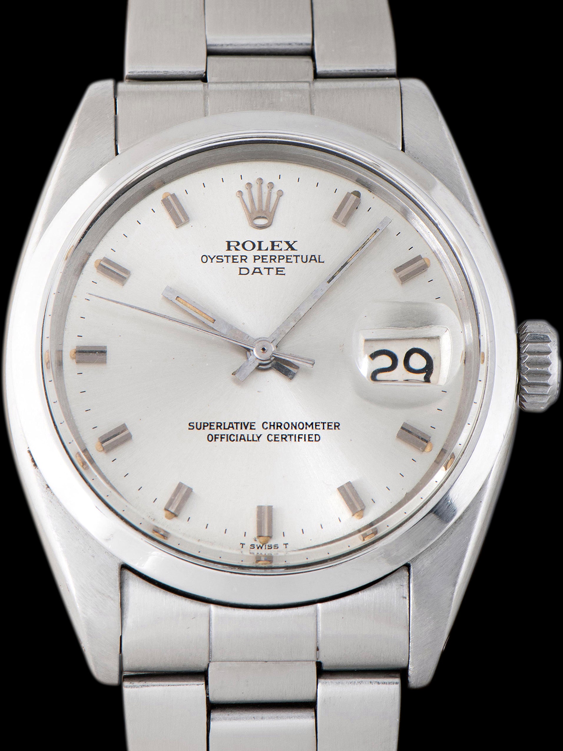 1967 Rolex Oyster-Perpetual Date (Ref. 1500) Silver Dial
