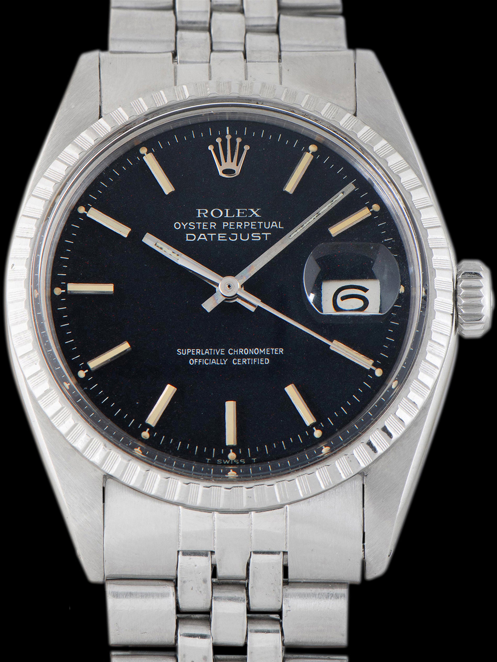 1972 Rolex Datejust (Ref. 1603) Black "Confetti" Dial