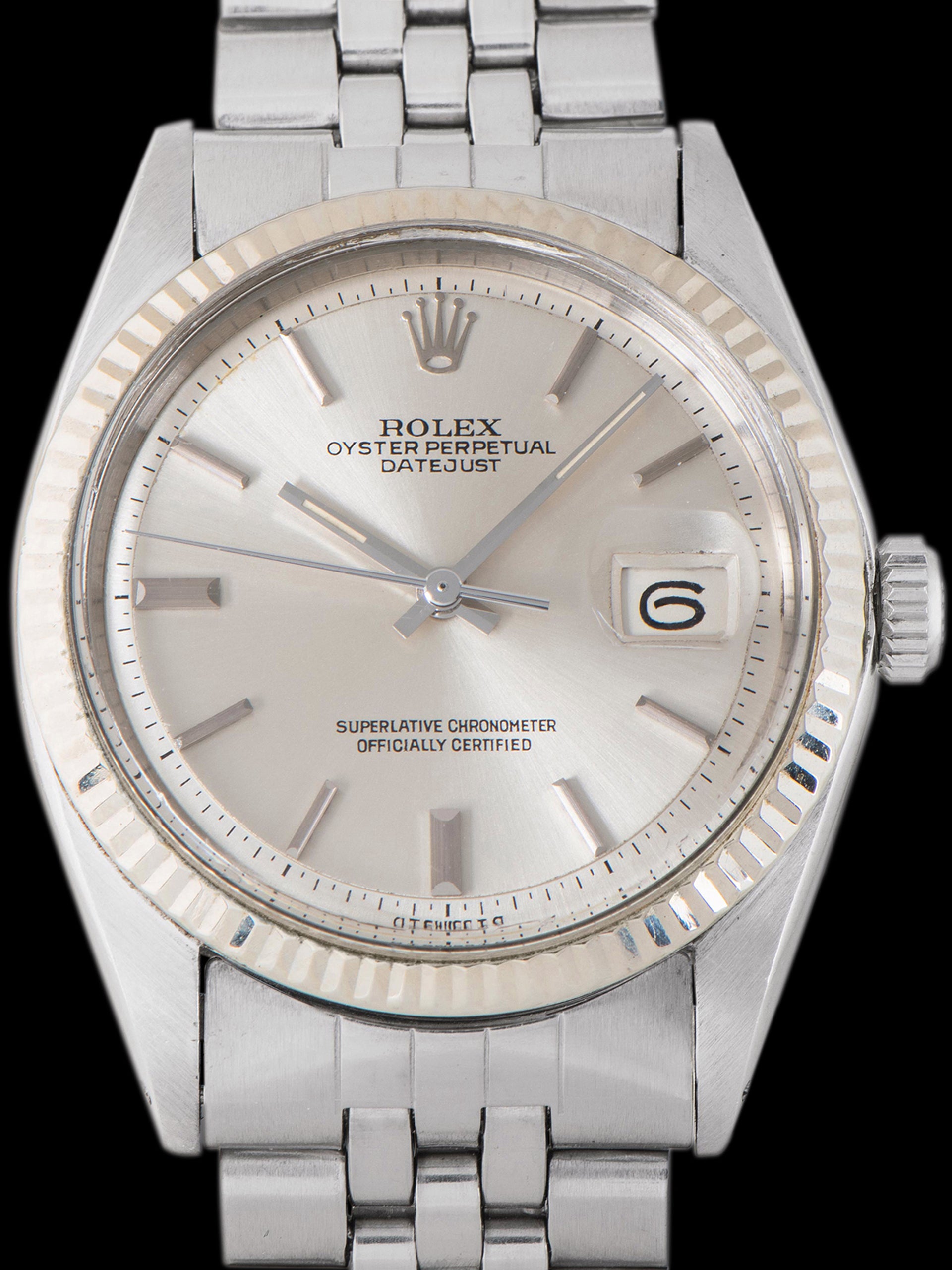 1973 Rolex Datejust (Ref. 1601) Silver Non-Luminous "Sigma" Dial