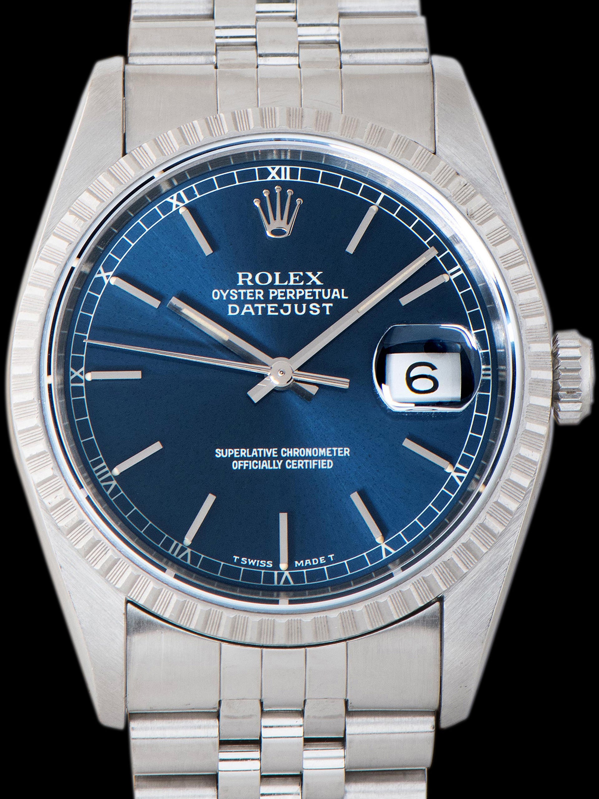 1991 Rolex Datejust (Ref. 16220) Blue Dial