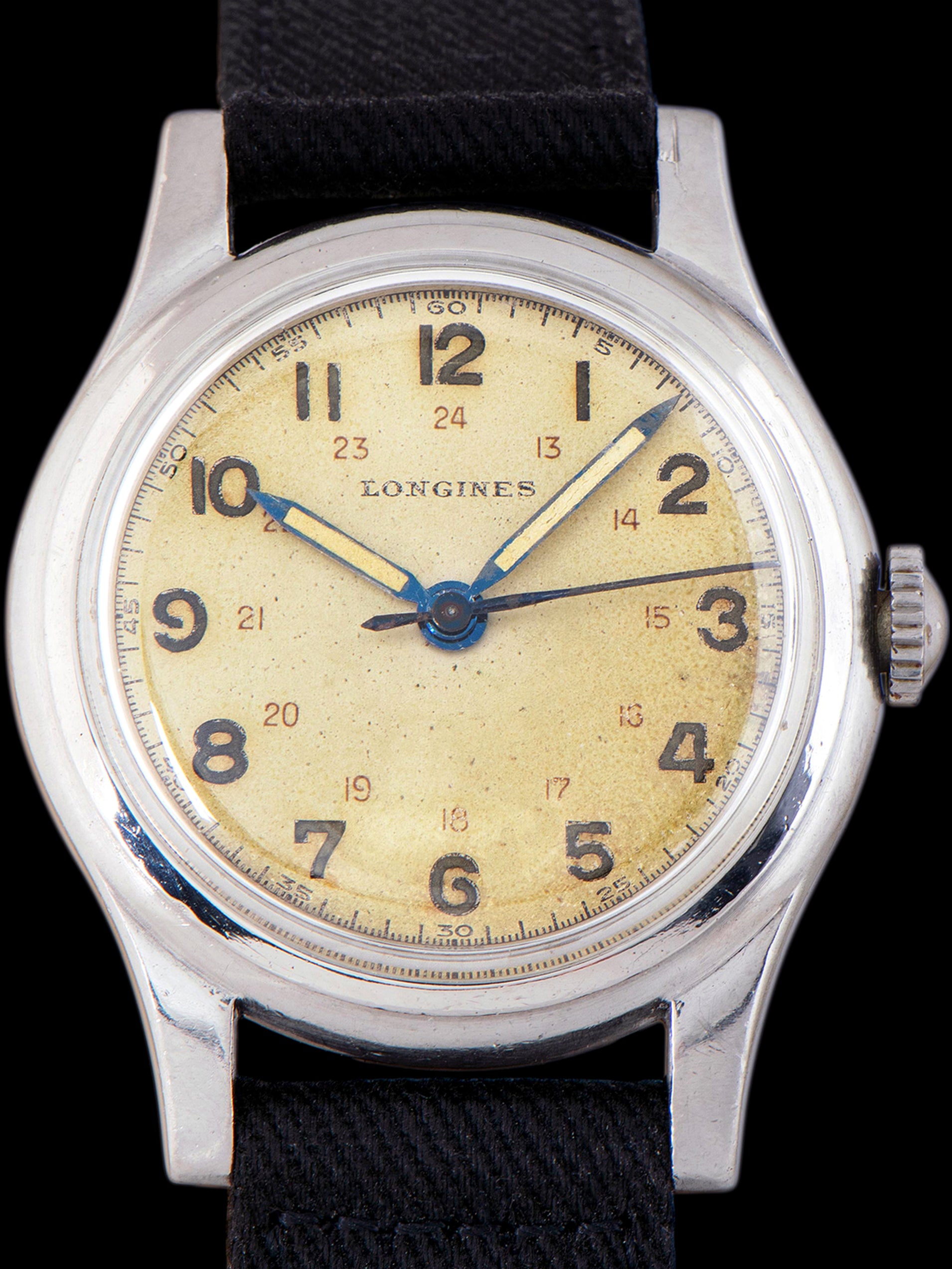 Tropical 1948 Longines Sei-Tacche (Ref. 23788) Military Dial