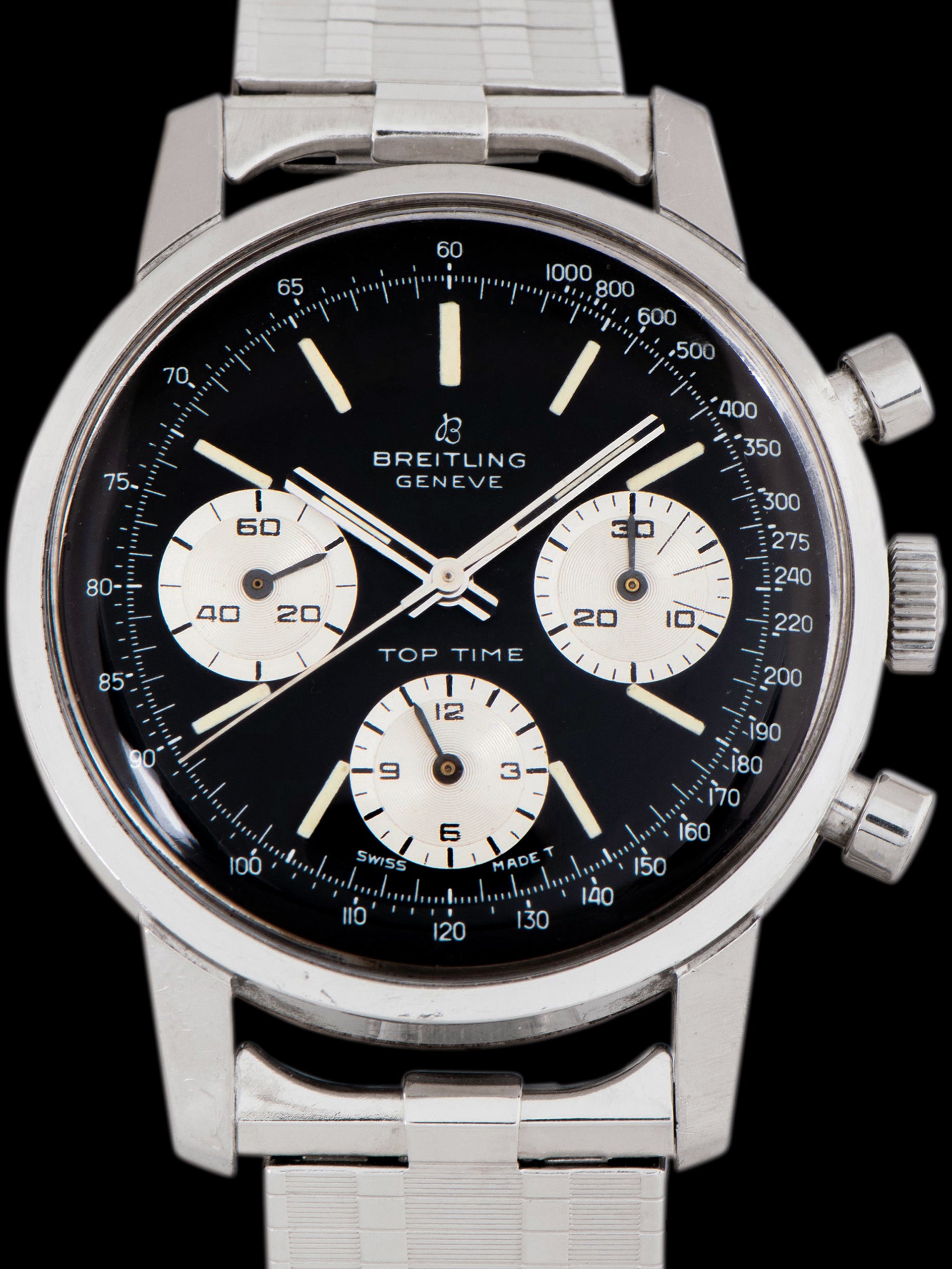 1969 Breitling Top Time Chronograph "Mk. II" (Ref. 810) Matte Black Dial