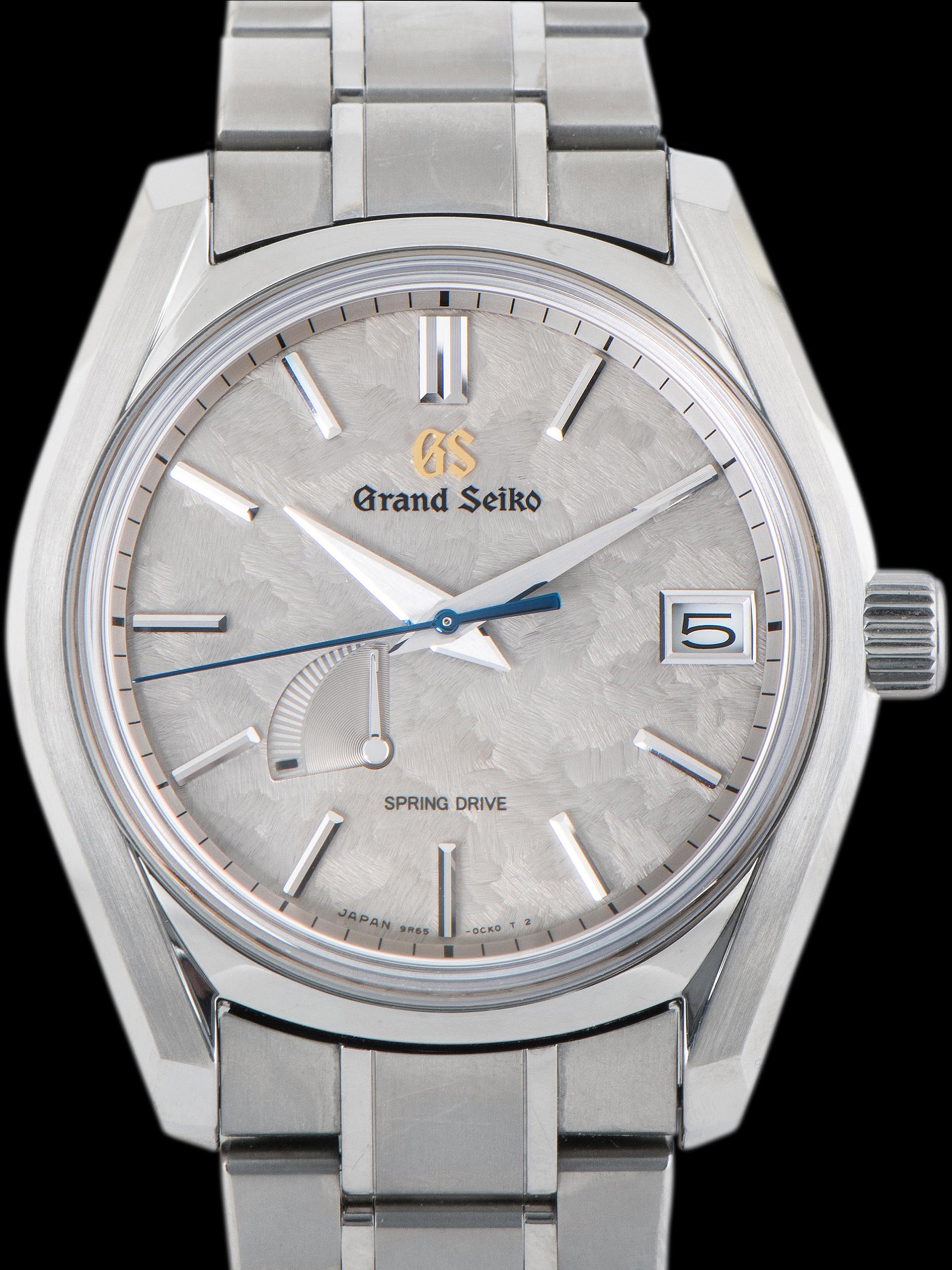 2020s Grand Seiko Heritage Spring Drive Titanium (Ref. SBGA415 / 9R65-0DG0) Heavy Snow Dial