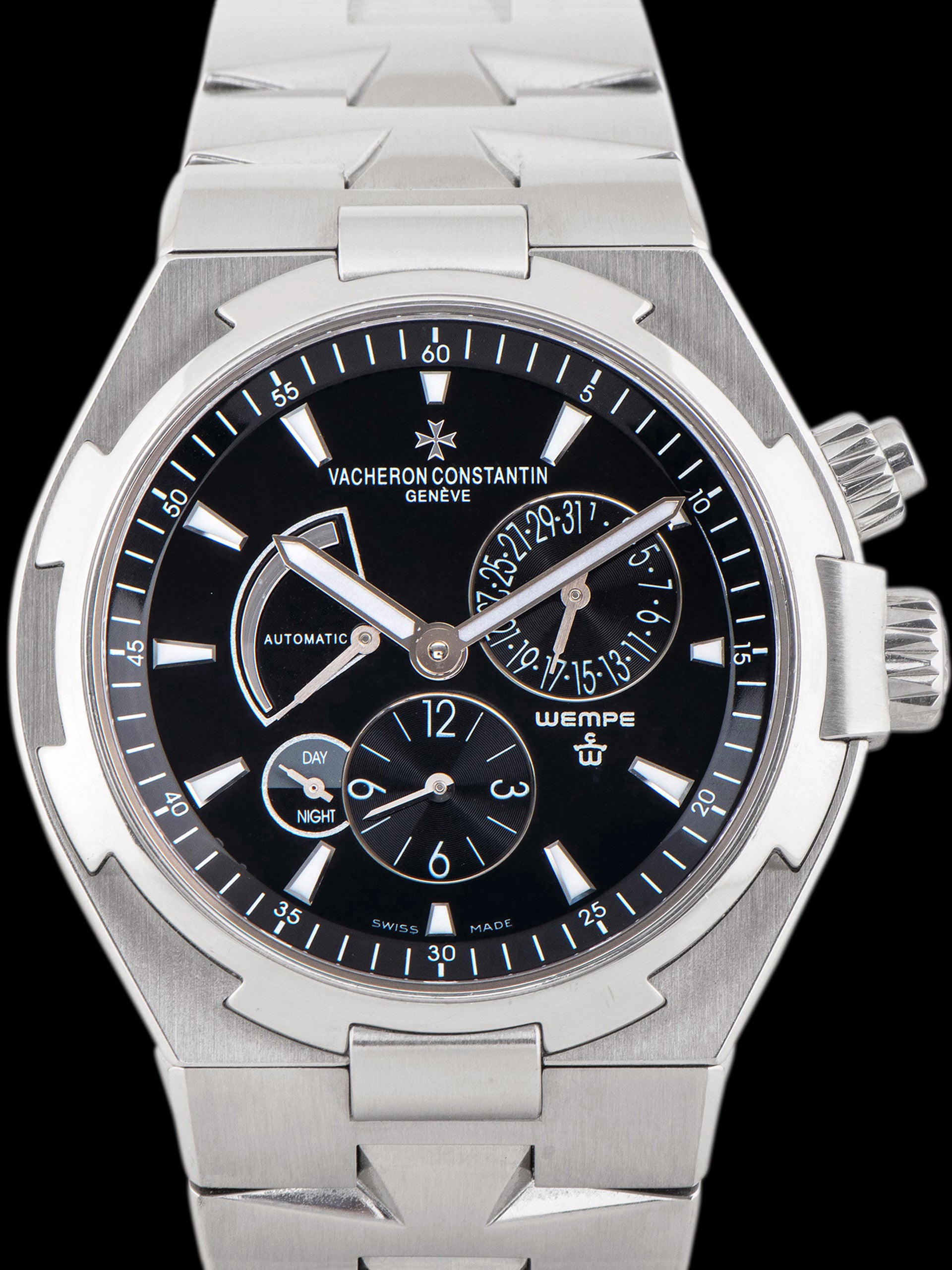 2005 Vacheron Constantin Overseas Dual-Time 'Limited Edition' (Ref. 47450/B01A) Black "Wempe" Dial W/ Full Set & Recent Factory Service