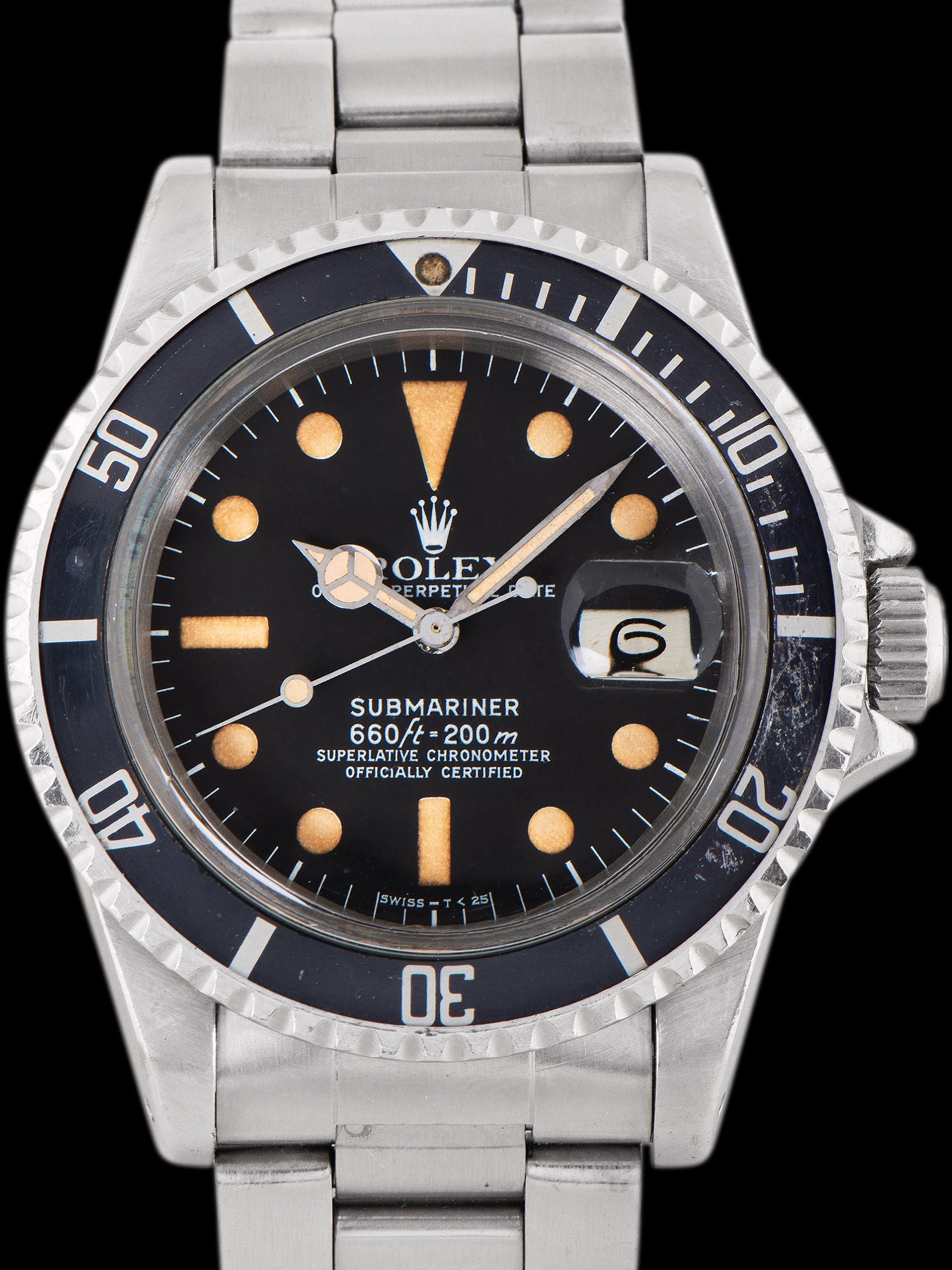*Unpolished* 1978 Rolex Submariner (Ref. 1680) Mk. III Dial W/ Pumpkin Patina