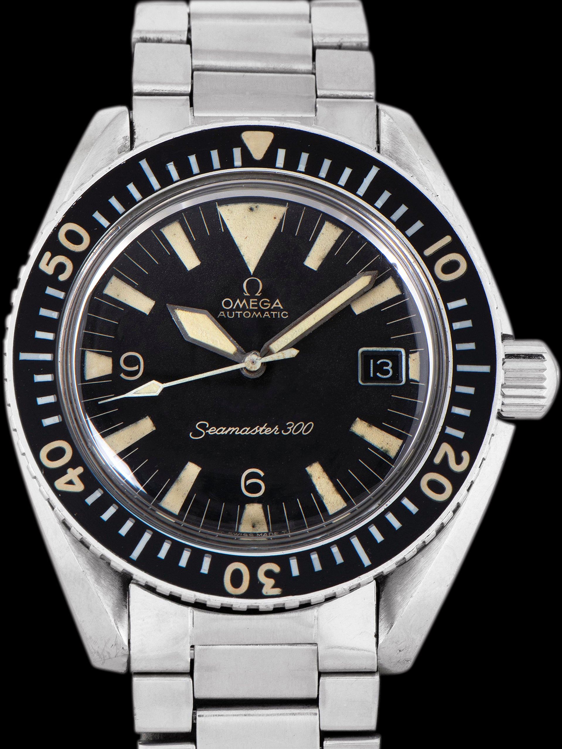 1969 Omega Seamaster 300 (Ref. 166.024) "Big Triangle" Dial