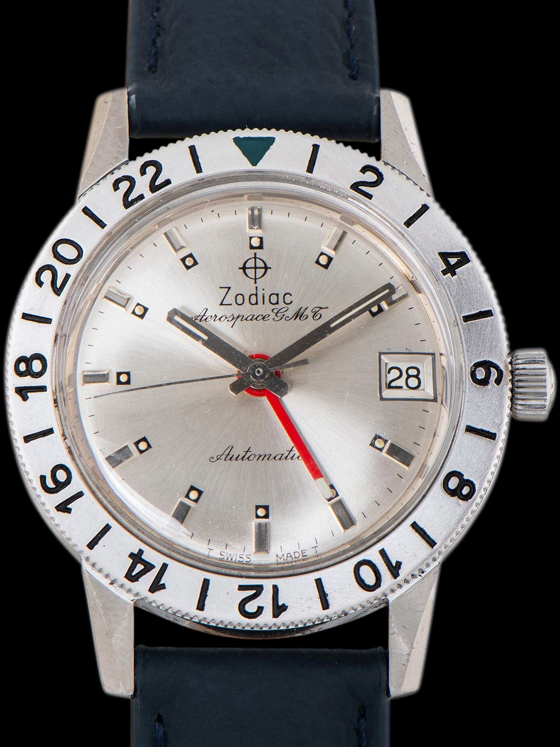 1970s Zodiac Aerospace GMT (Ref. 752-925) Silver Dial