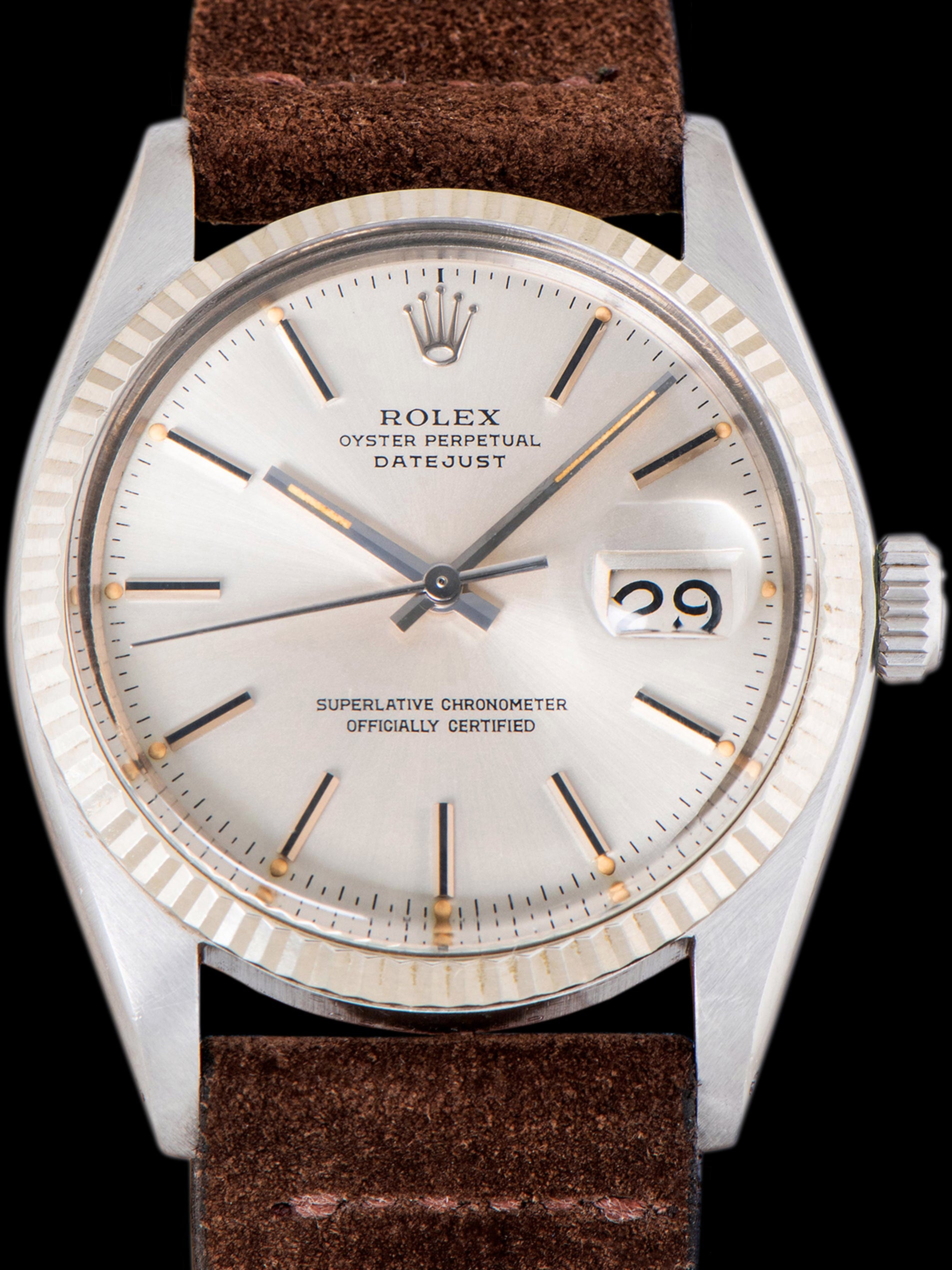 *Unpolished* 1979 Rolex Datejust (Ref. 16014) Silver Dial