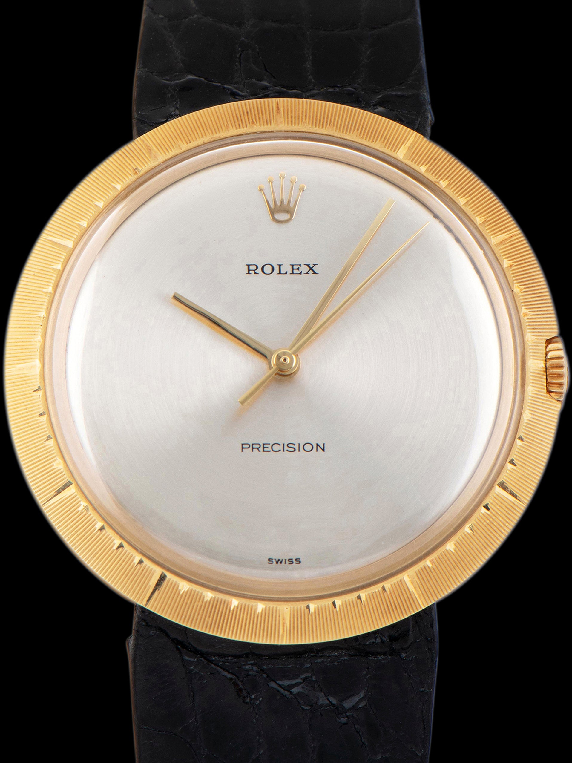 *Unpolished* 1967 Rolex Metropolitan 18K YG (Ref. 9919) Silver Concentric Dial