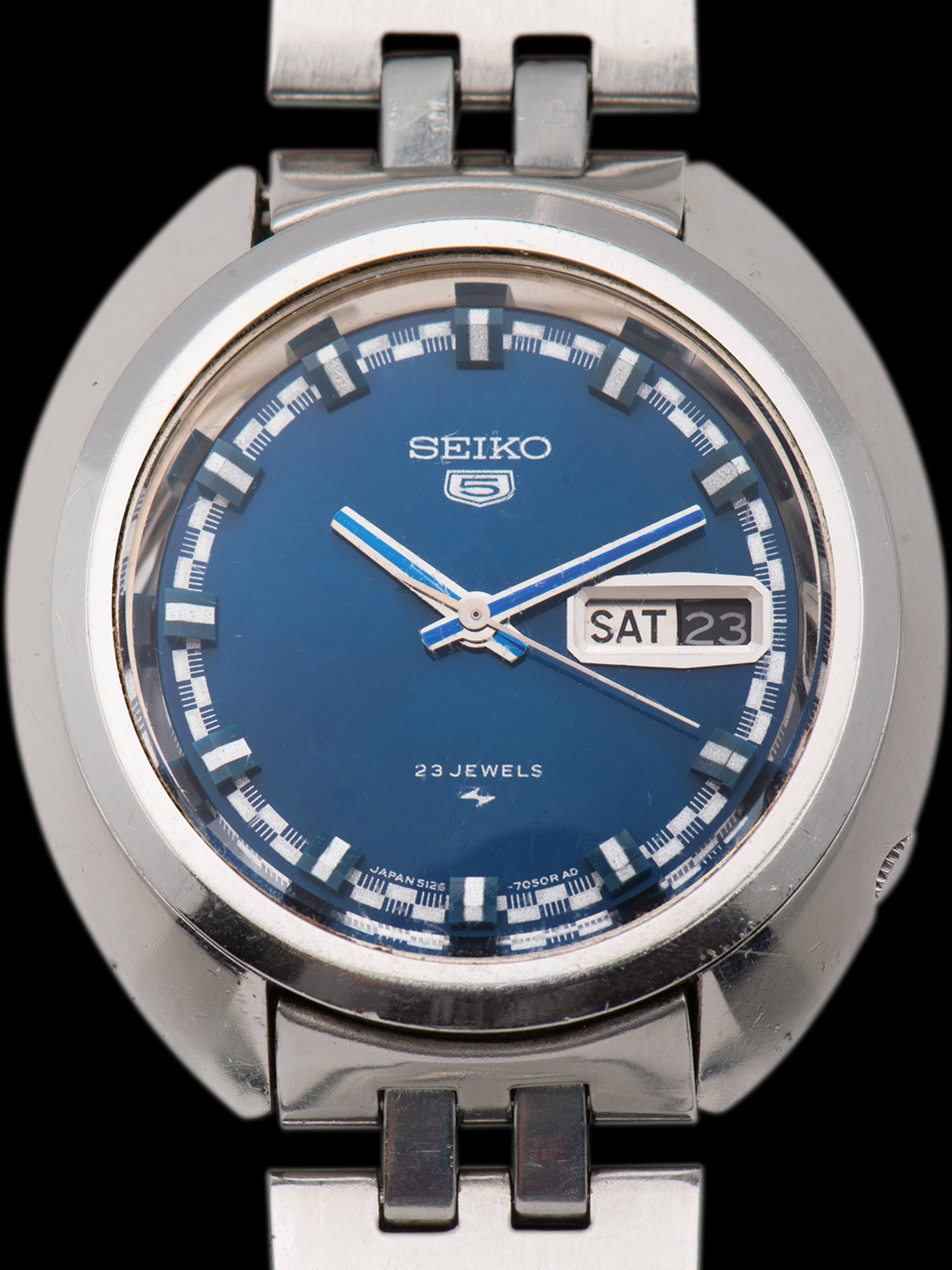 1969 Seiko 5 Sports Day-Date (Ref. 5126-7030) Blue