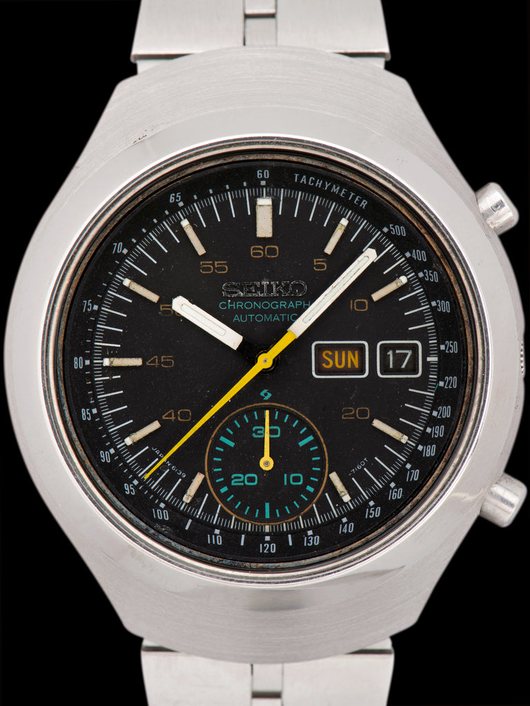 1978 Seiko Automatic Chronograph (Ref. 6139-7101) Black Dial
