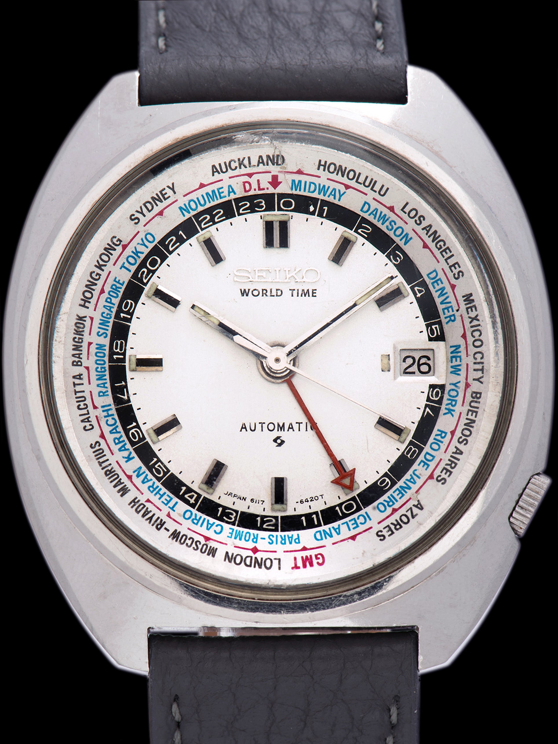 1971 Seiko Automatic World Time (Ref. 6117-6400)